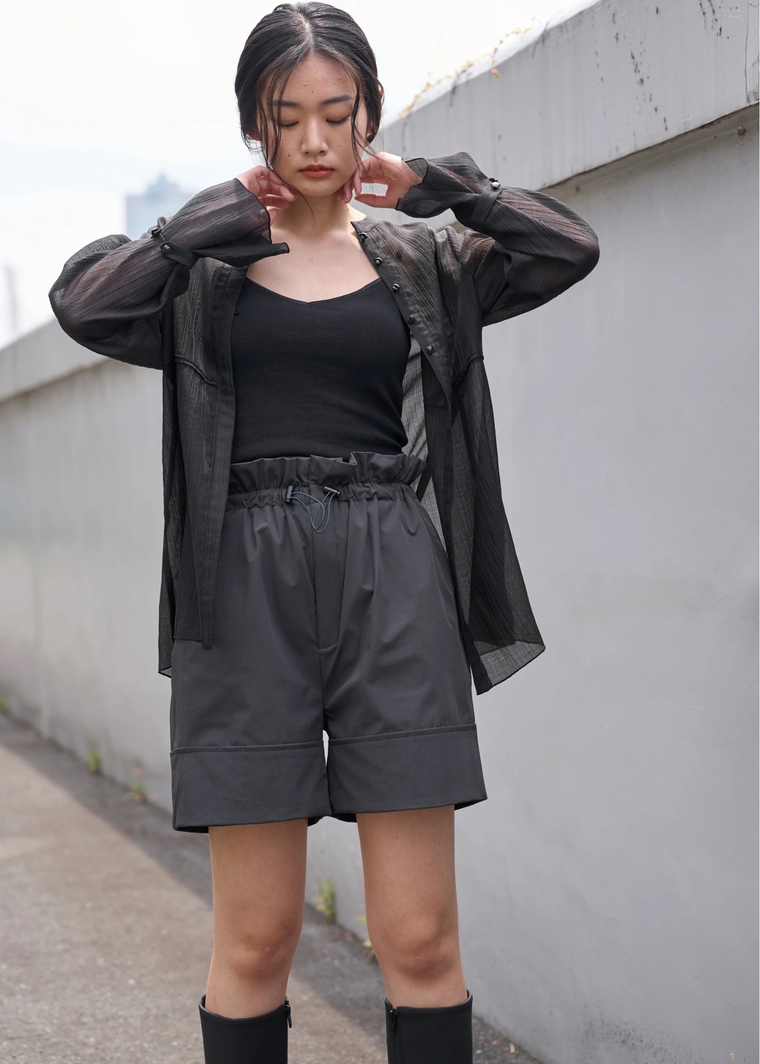 back deep open cup in cami