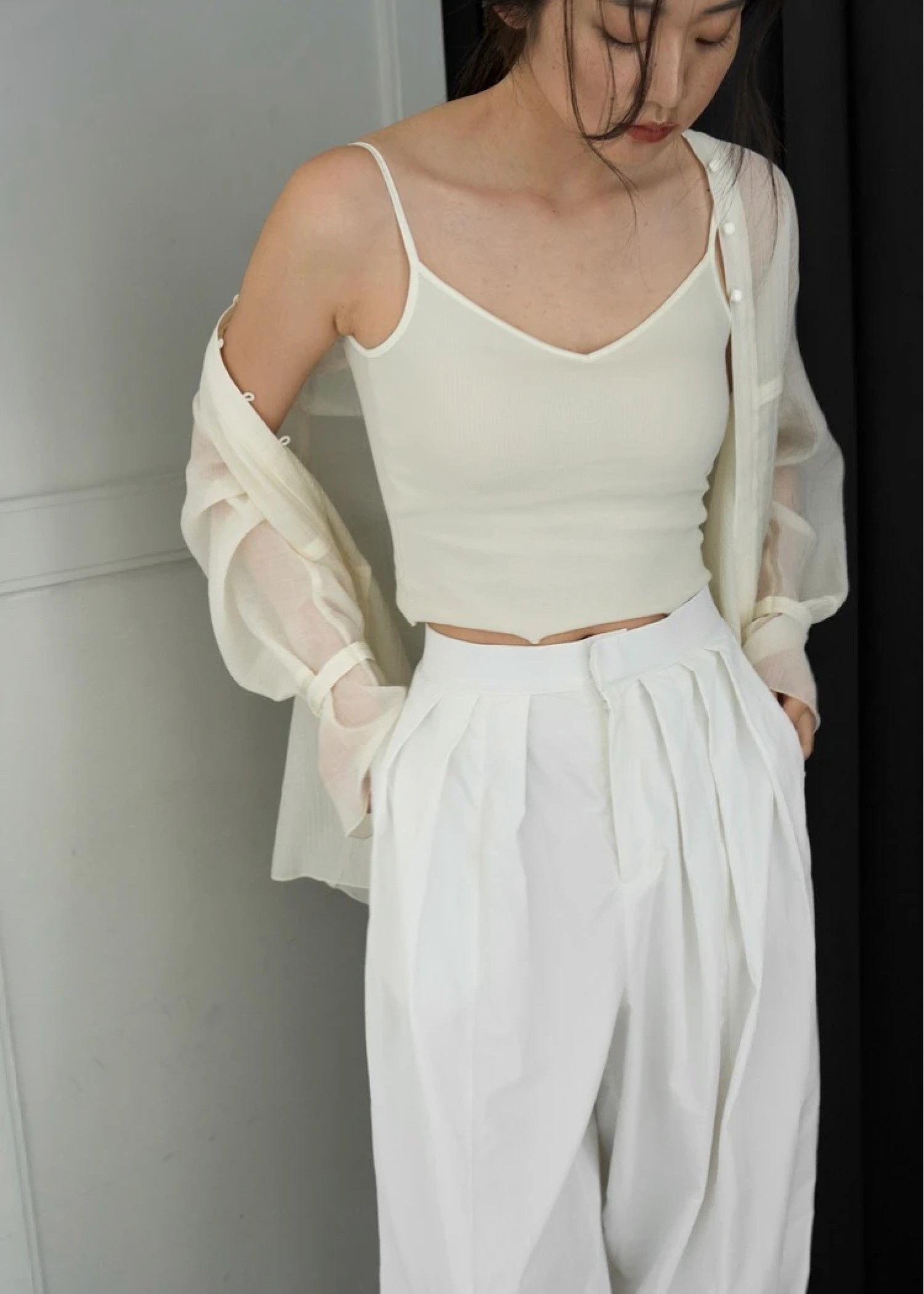 back deep open cup in cami