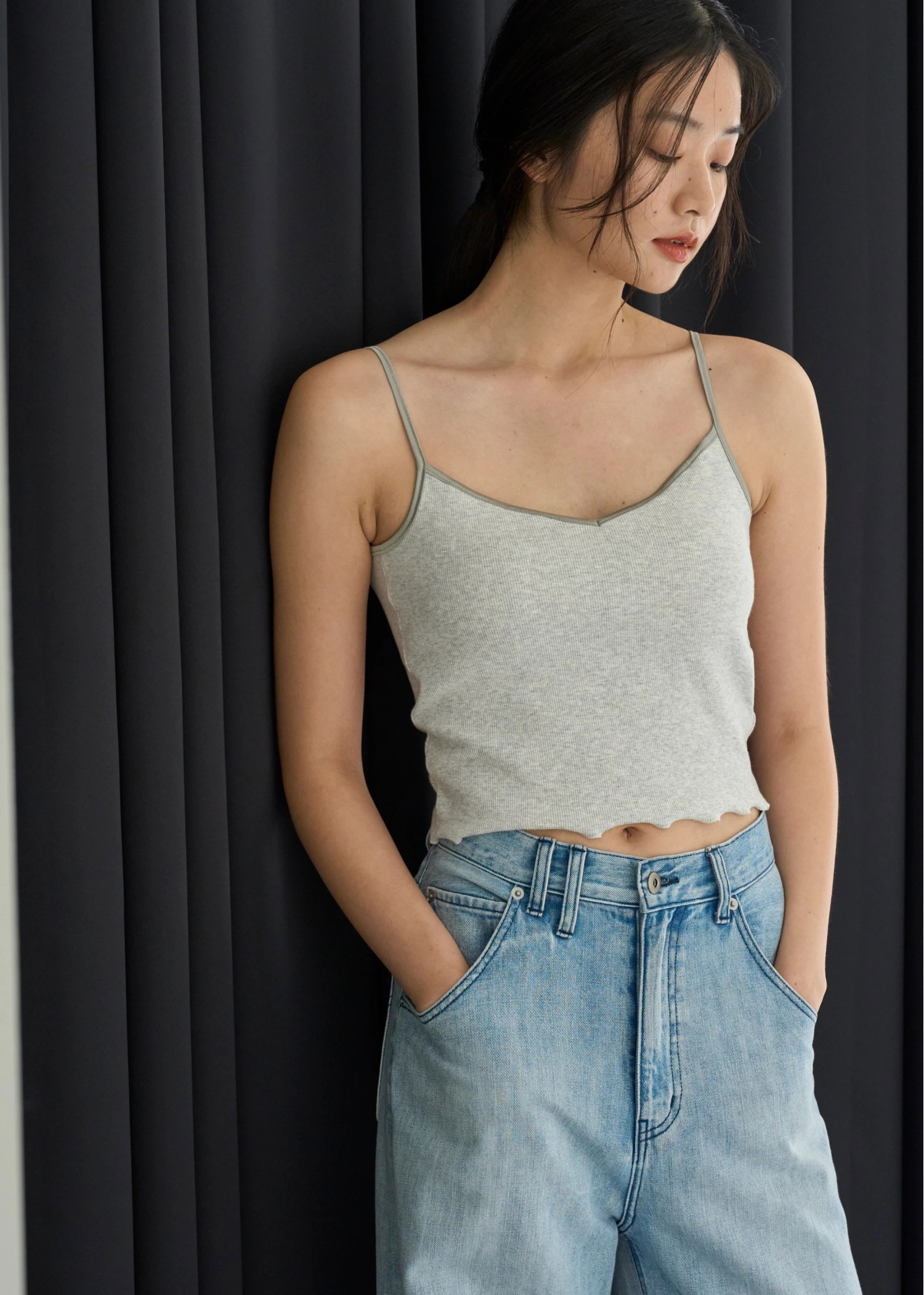 back deep open cup in cami