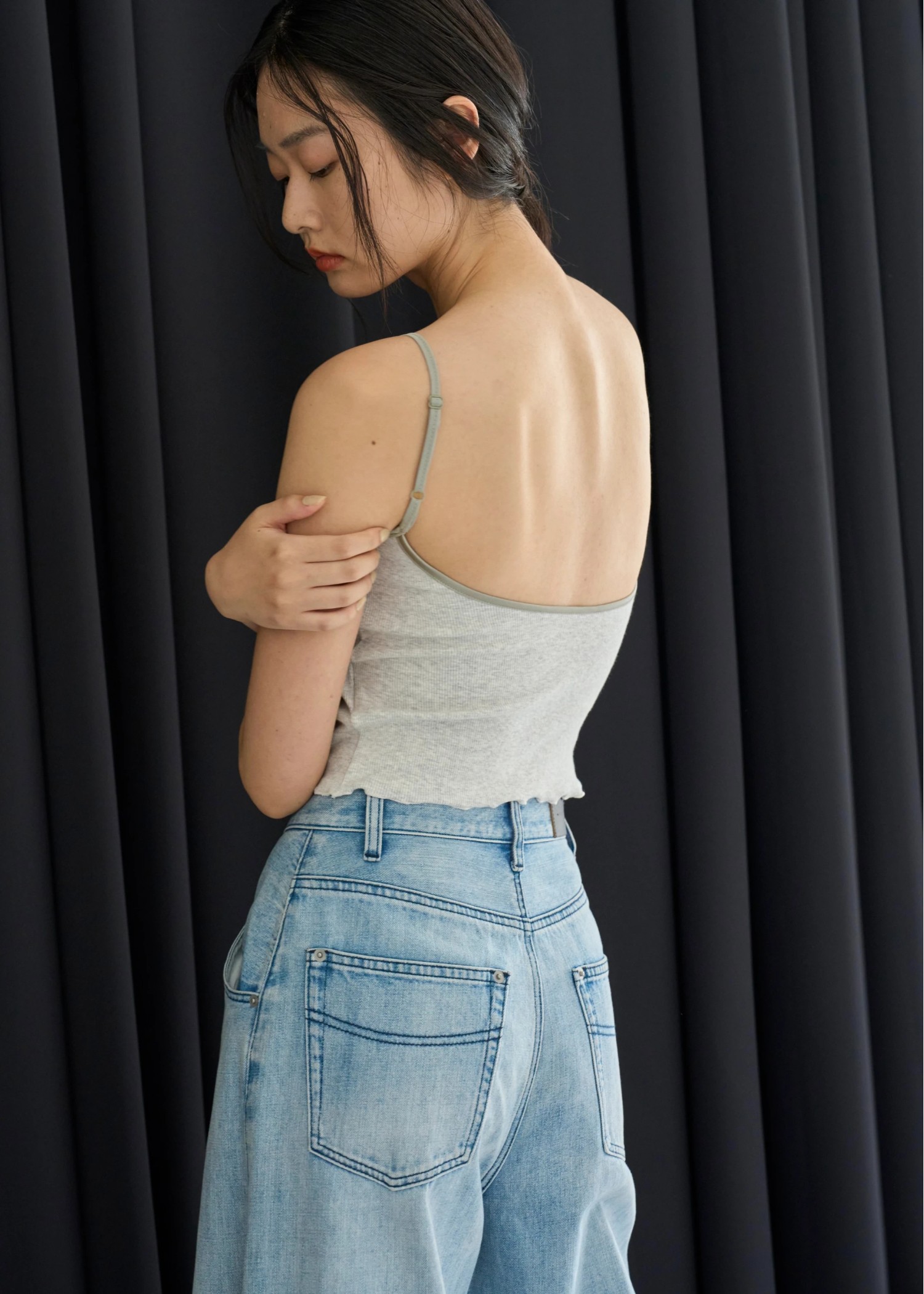 back deep open cup in cami