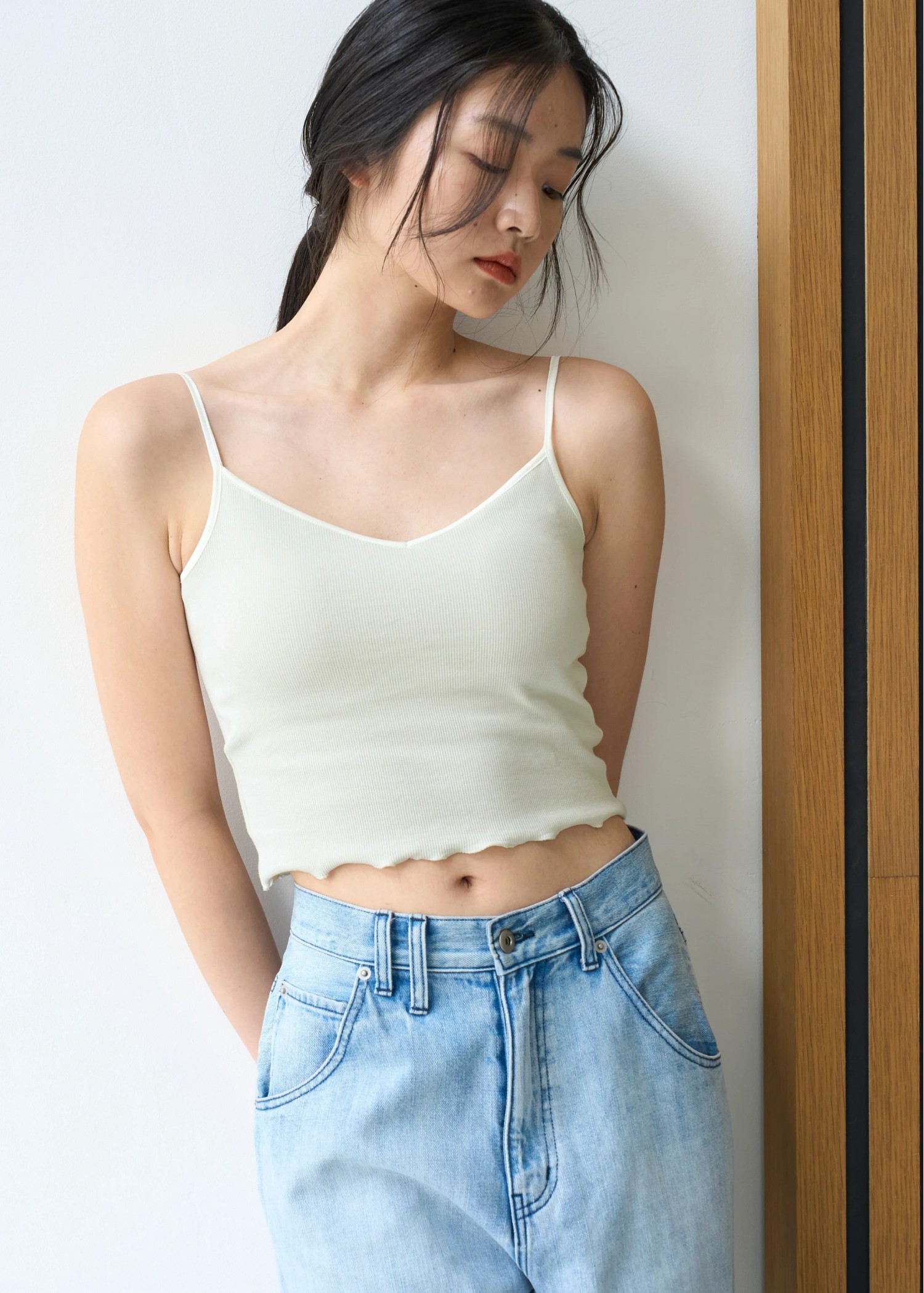 back deep open cup in cami