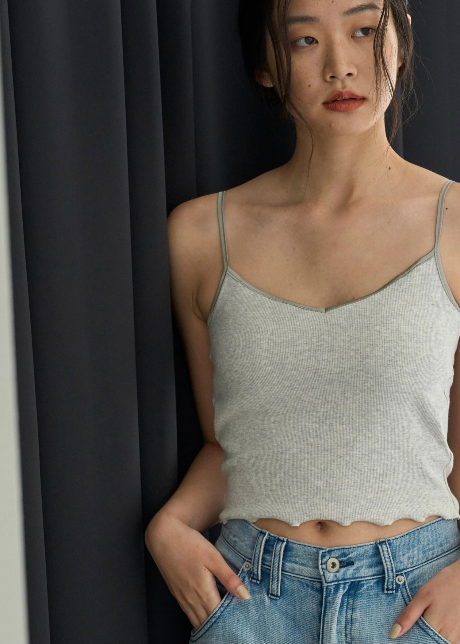 back deep open cup in cami