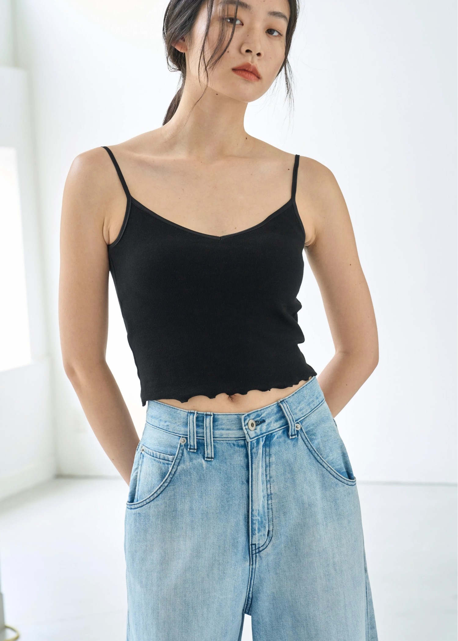 back deep open cup in cami