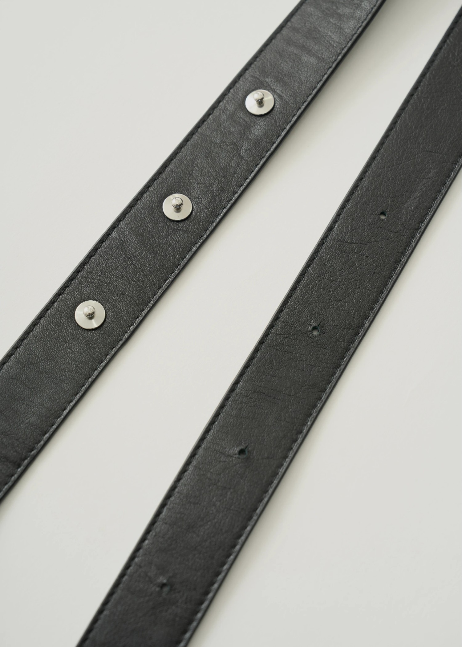 triangle real leather bag "SIERRA"