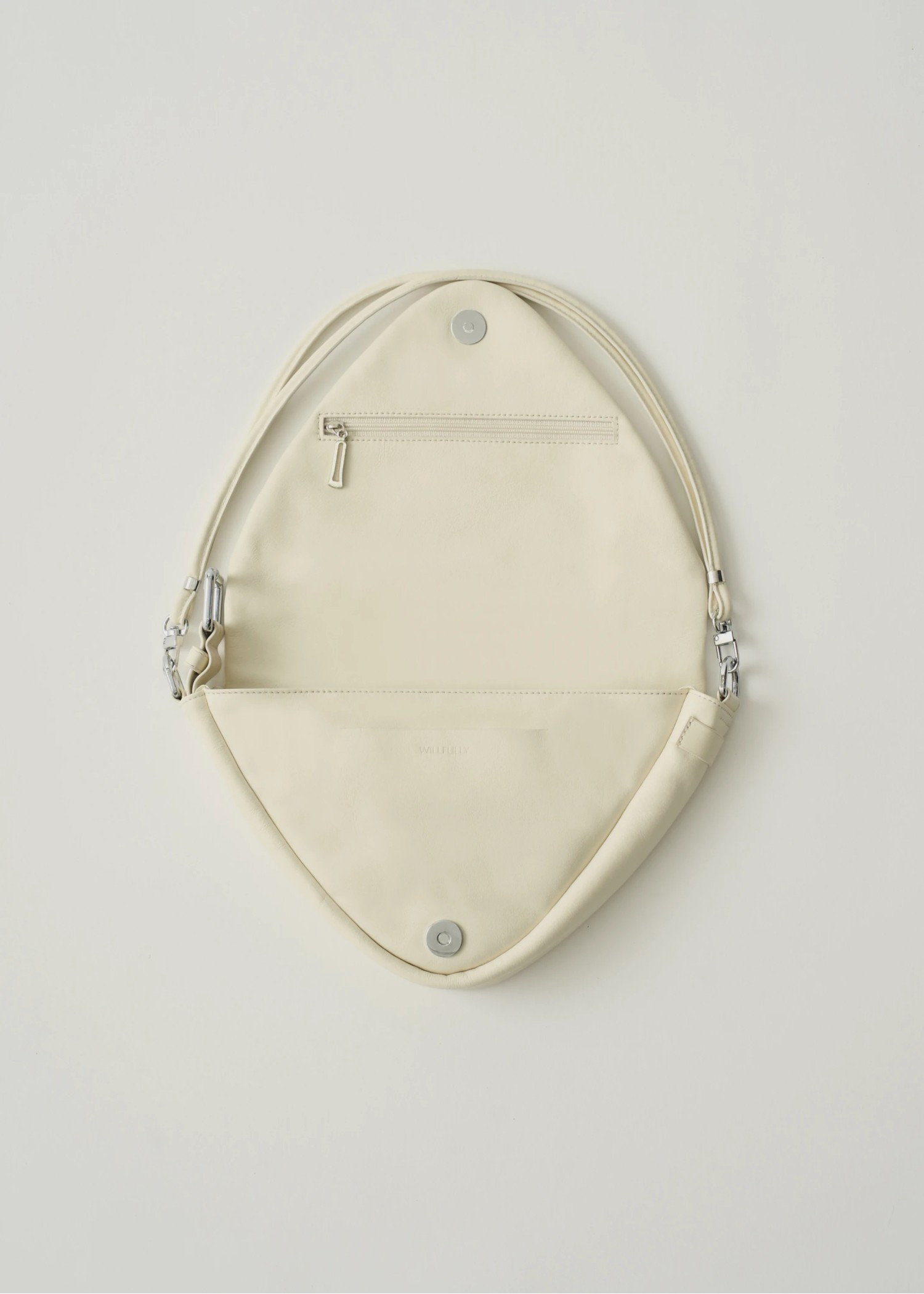 triangle real leather bag "SIERRA"