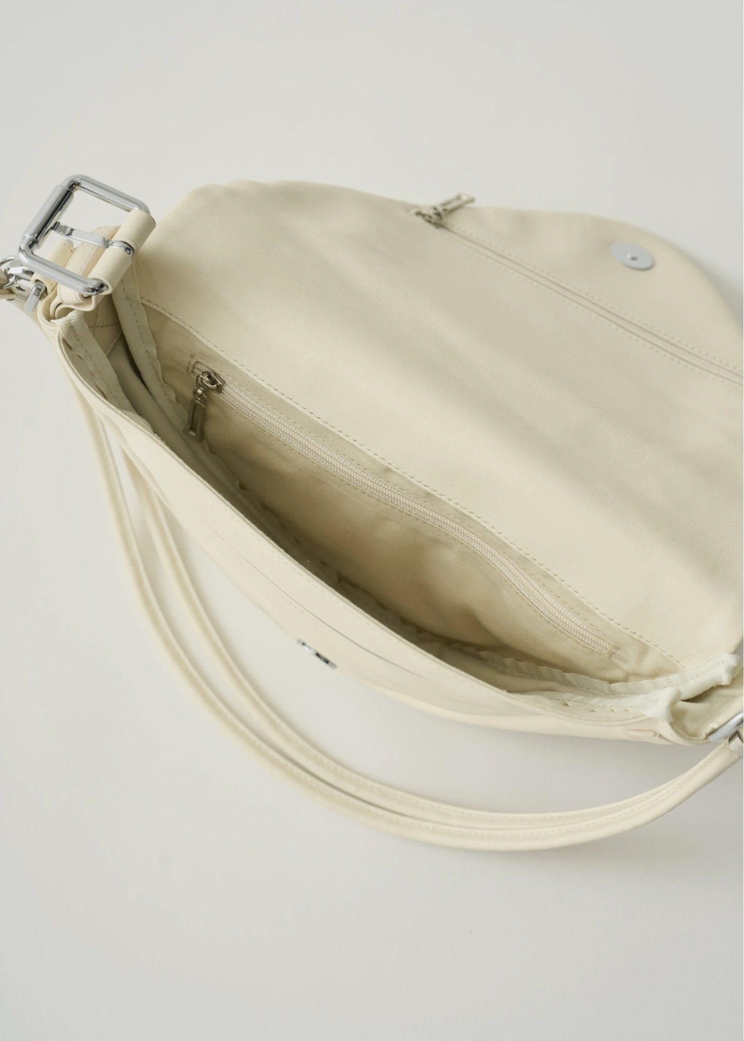 triangle real leather bag "SIERRA"