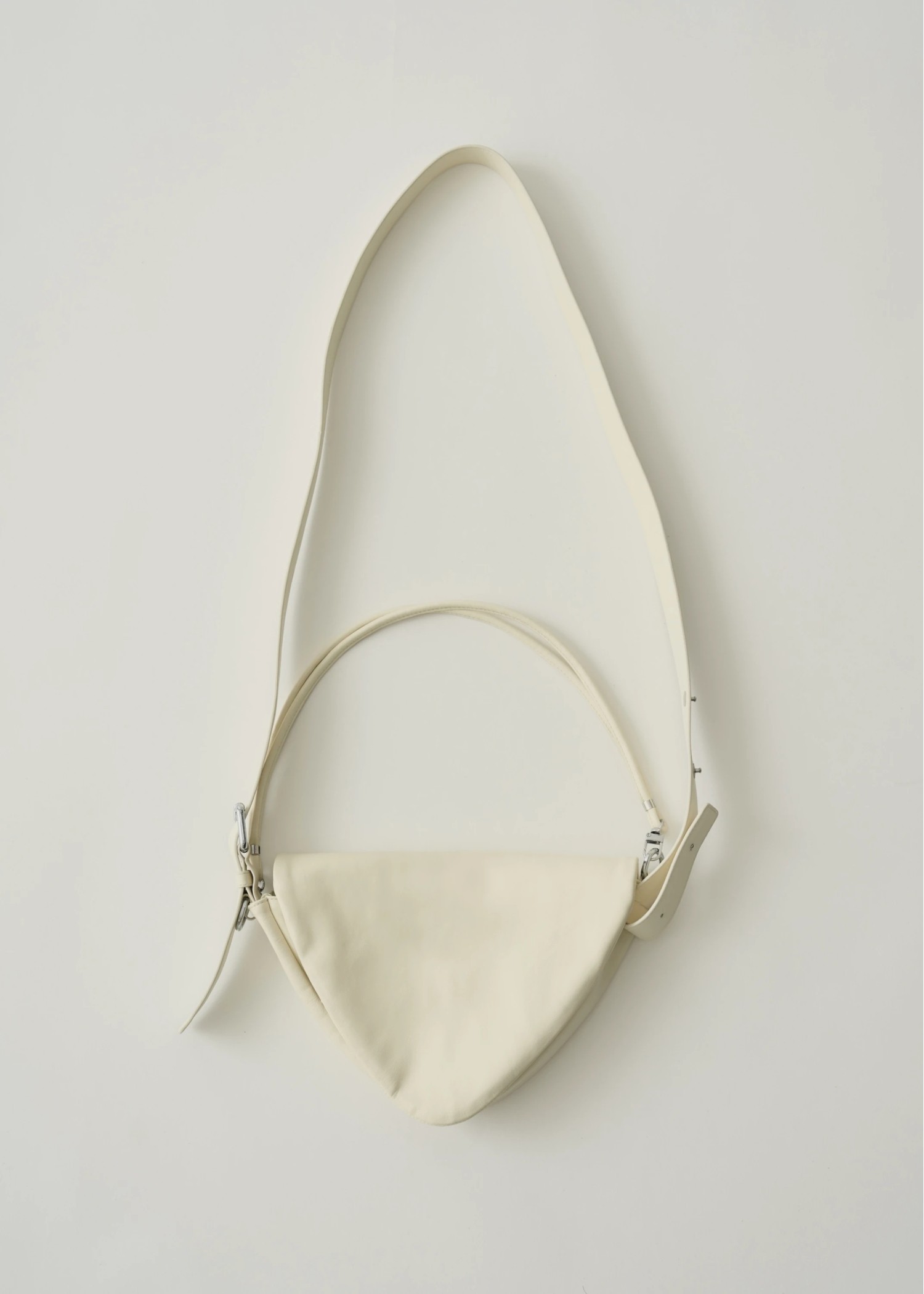 triangle real leather bag "SIERRA"