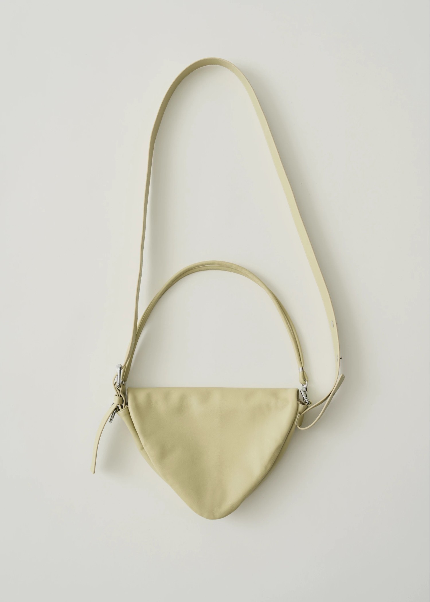 triangle real leather bag "SIERRA"