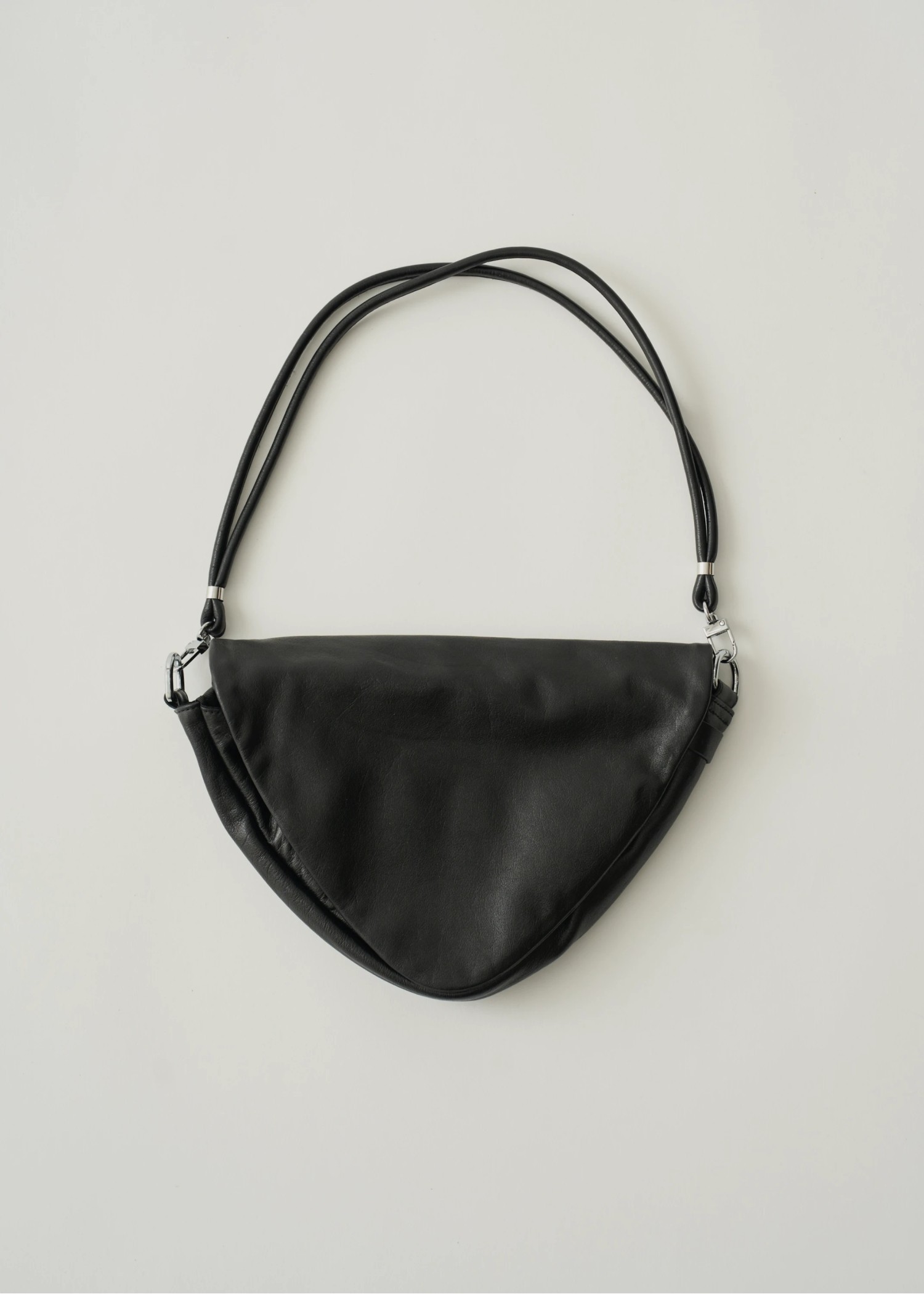 triangle real leather bag "SIERRA"
