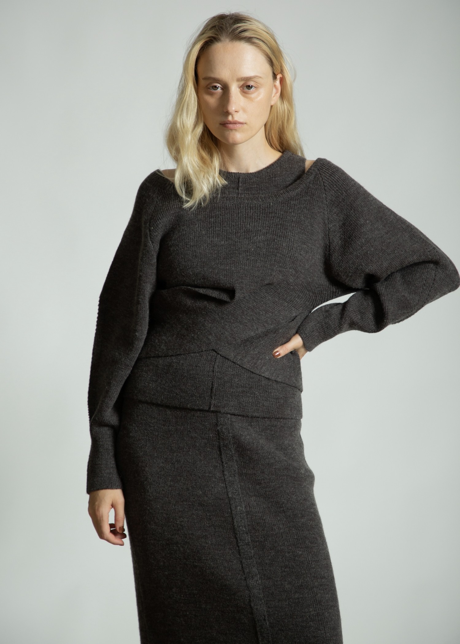 cachecoeur knit × american sleeve knit tank