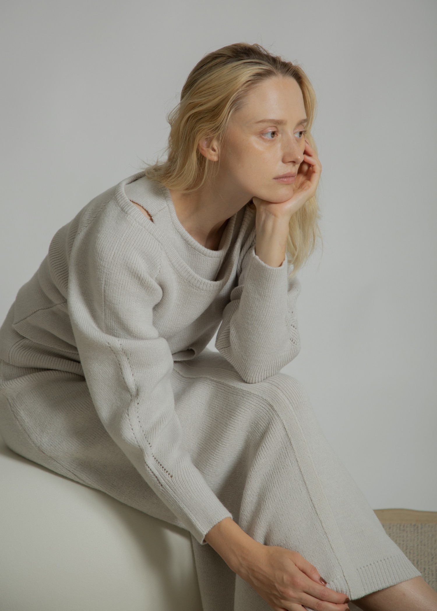 cachecoeur knit × american sleeve knit tank