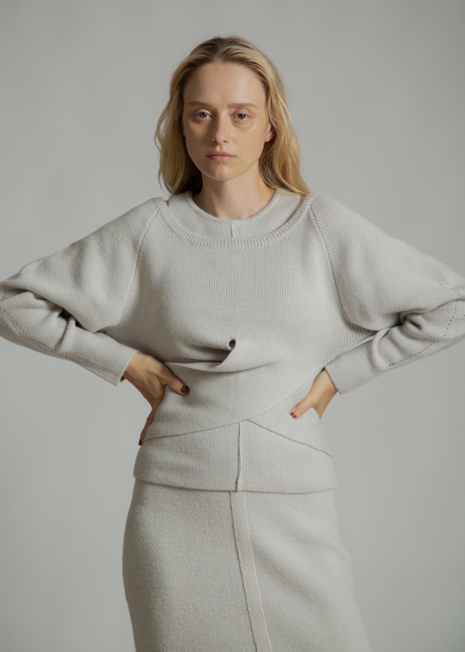 cachecoeur knit × american sleeve knit tank