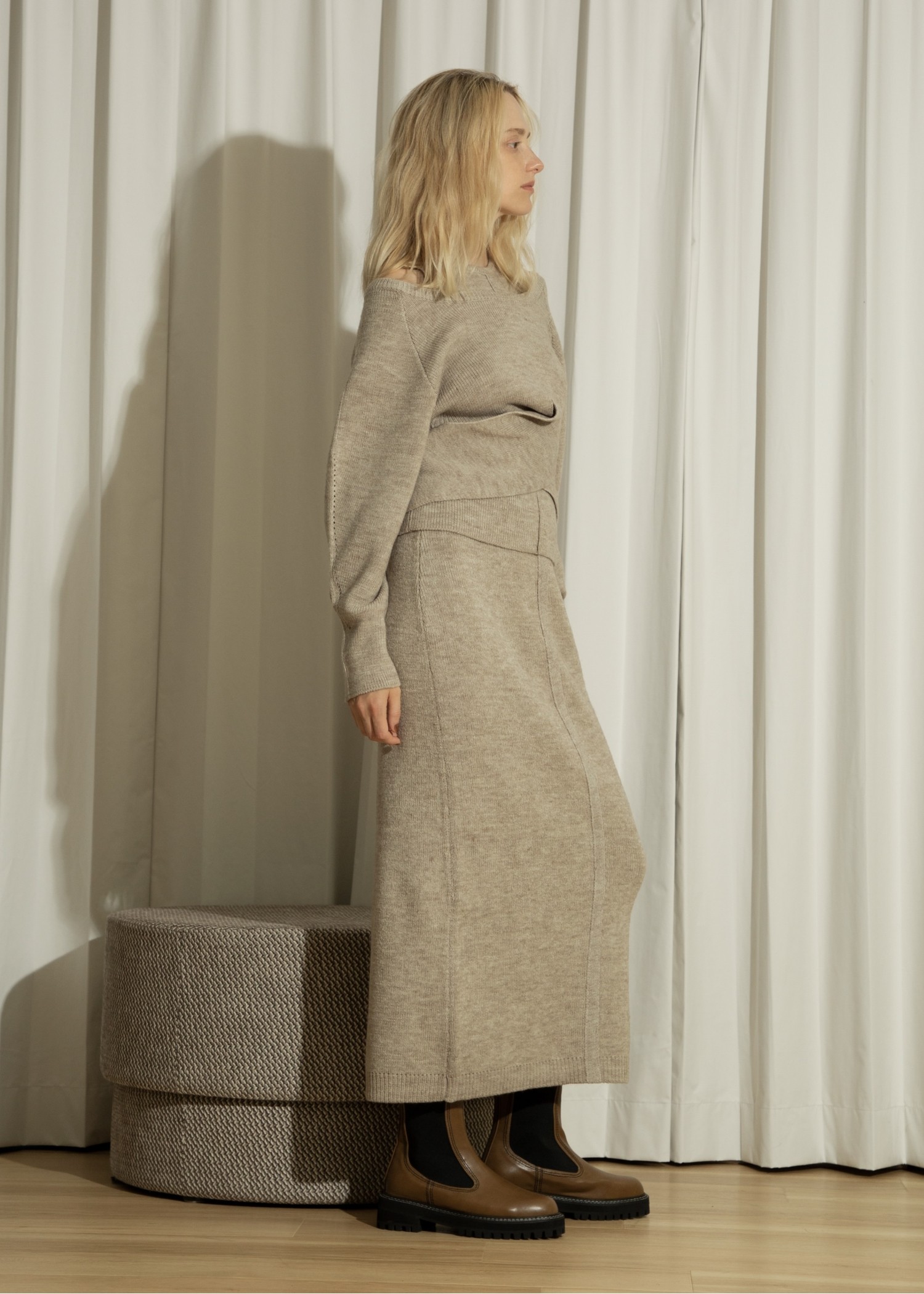 cachecoeur knit × american sleeve knit tank