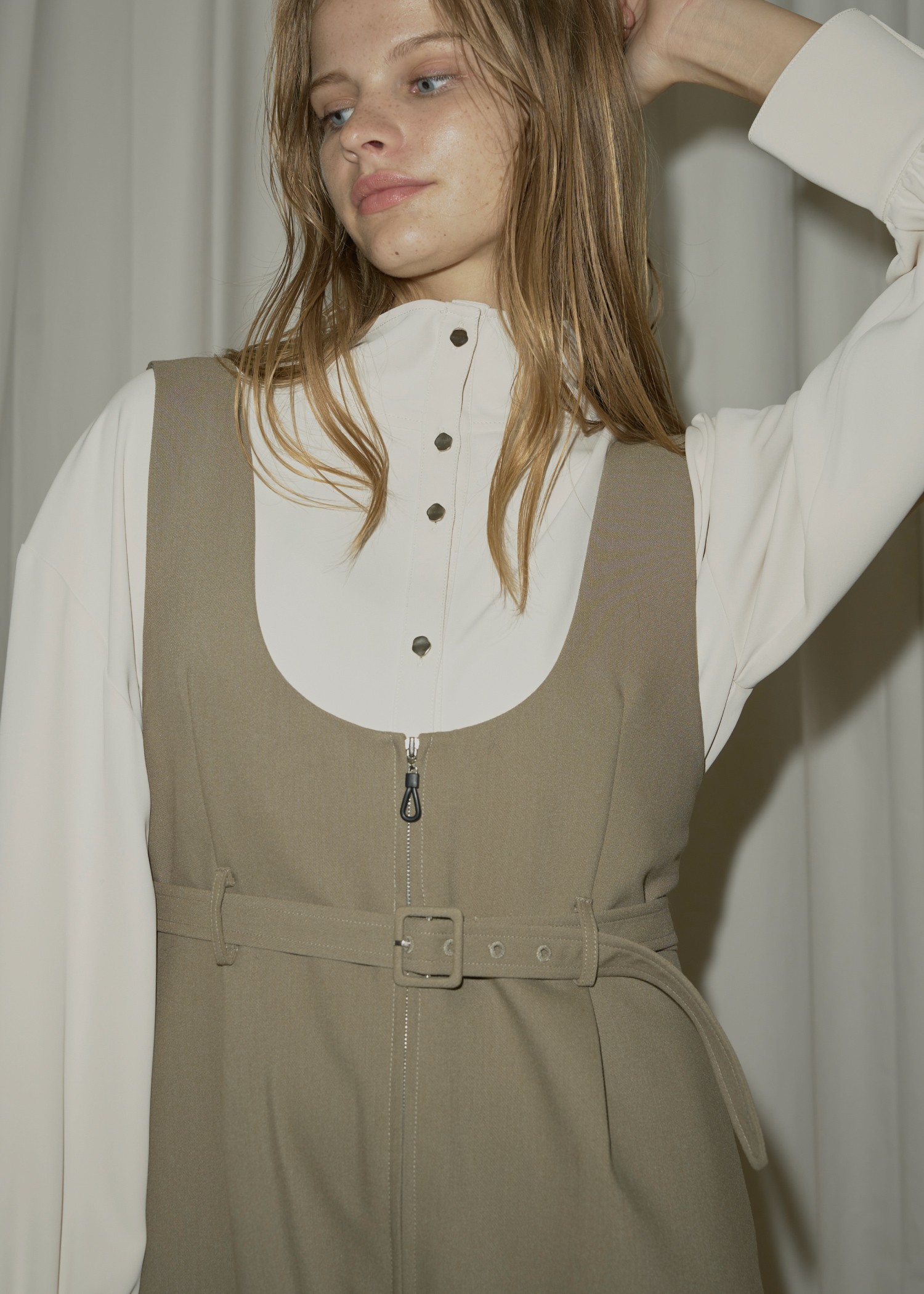 deep u neck box half combinaison