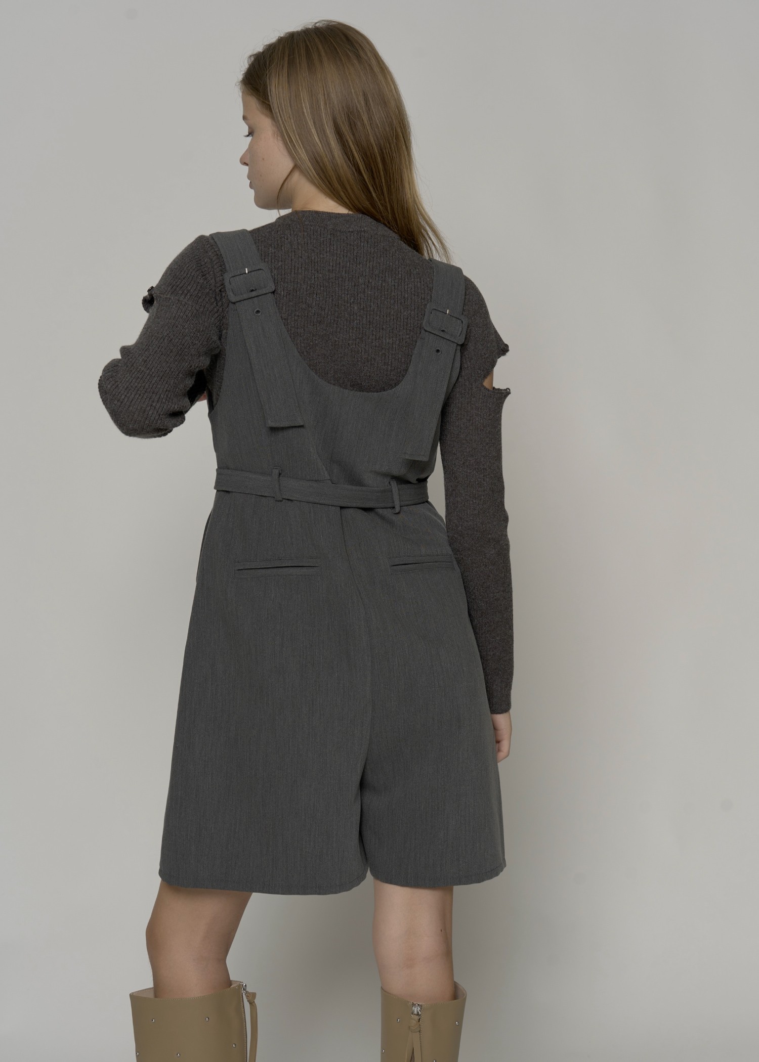 deep u neck box half combinaison