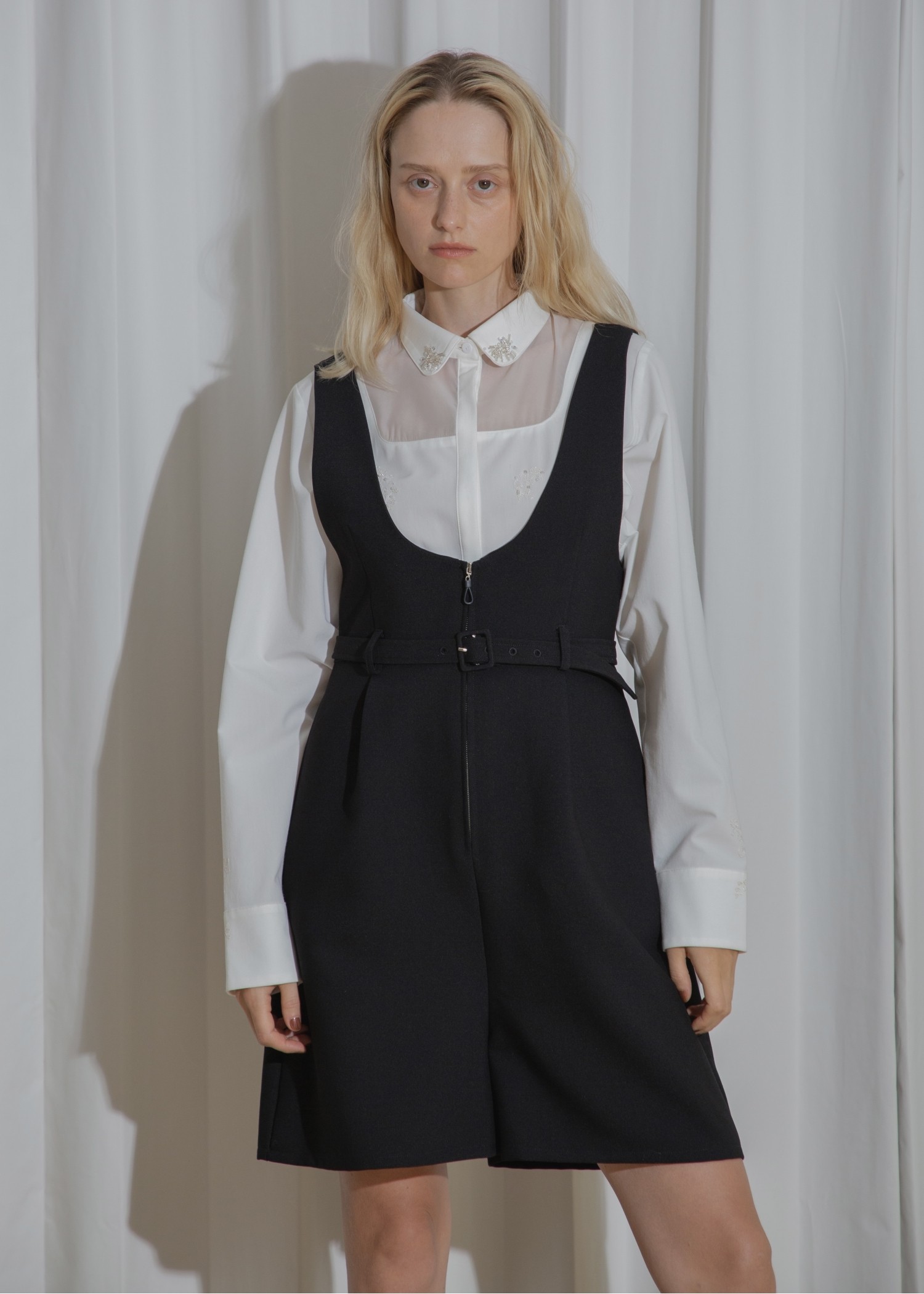 deep u neck box half combinaison