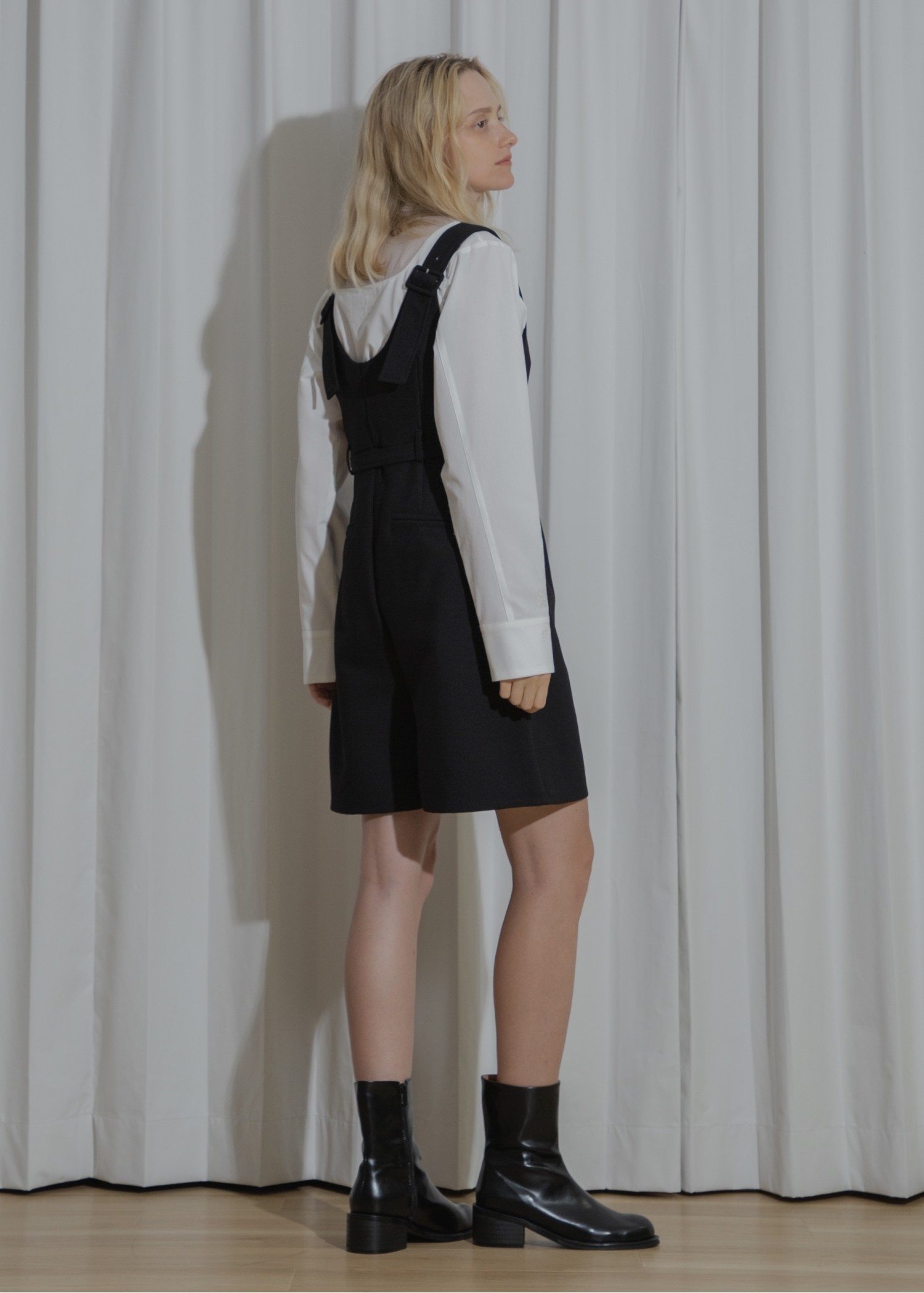 deep u neck box half combinaison