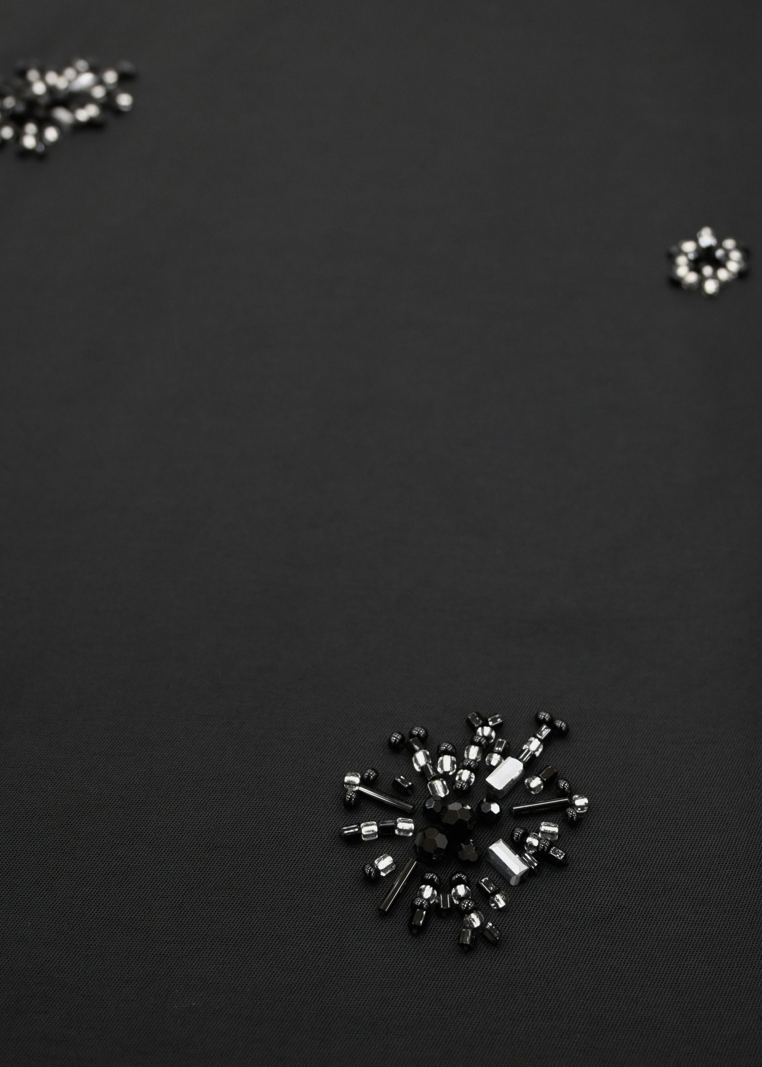 bijou motif sheer sleeve graceful OP