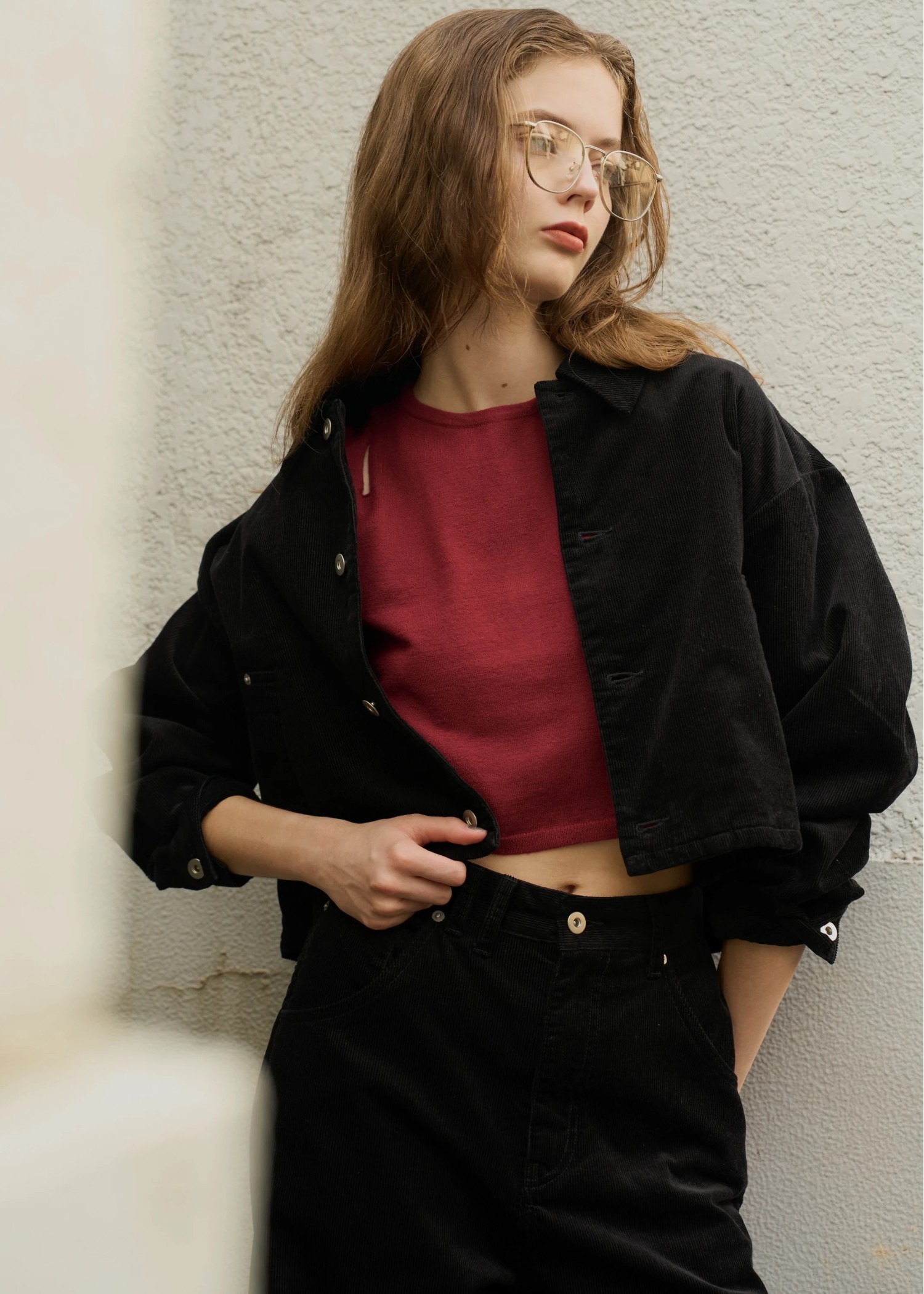 soutien collar corduroy JK