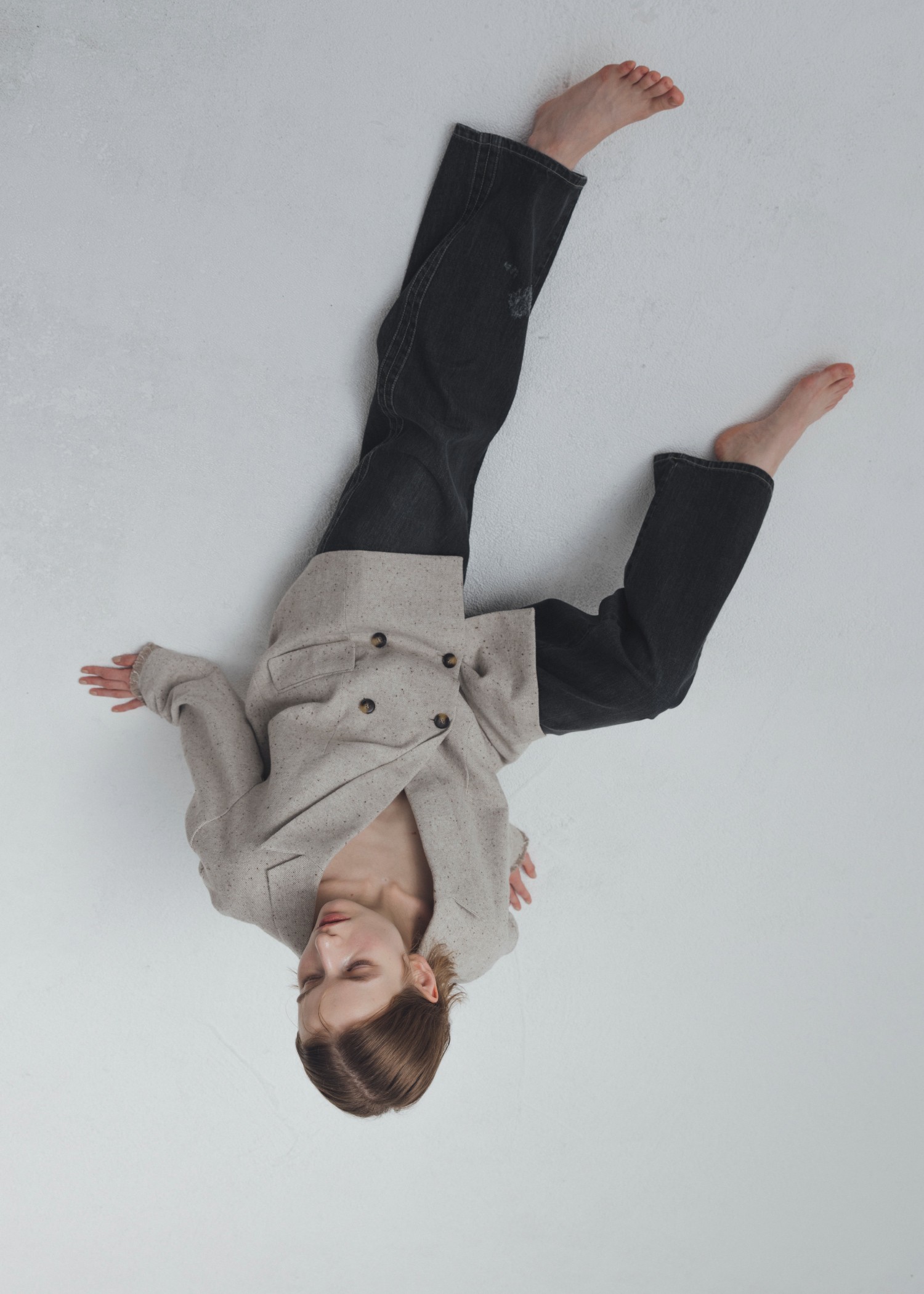 fringe material variation peaked lapel JK