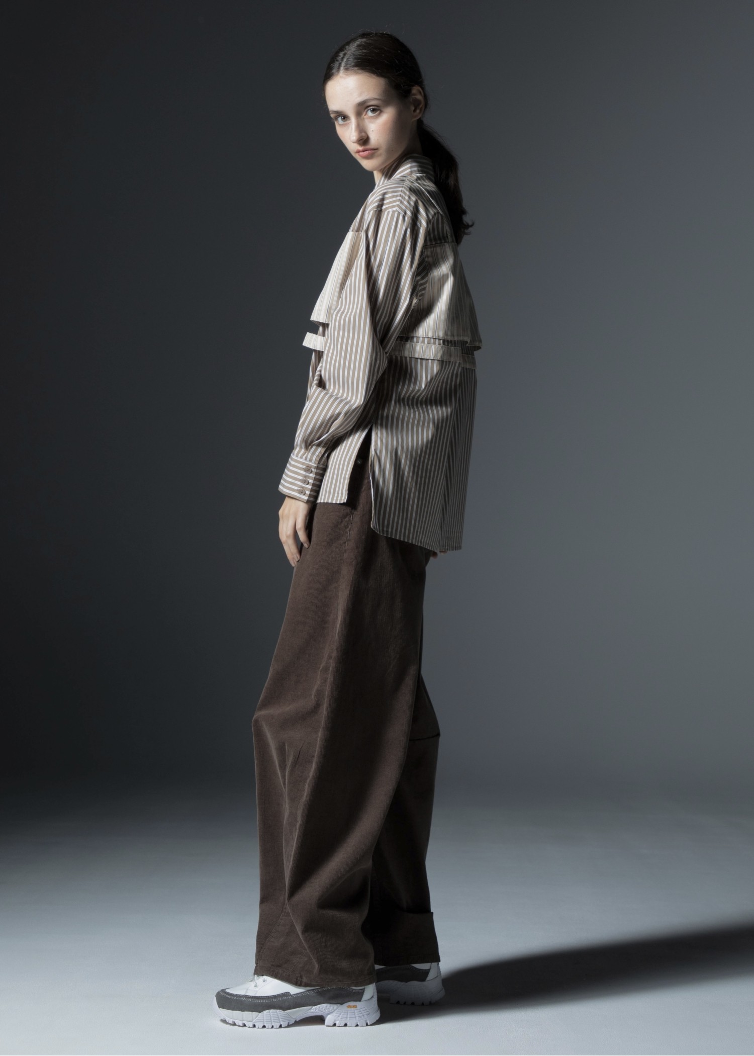 corduroy darts curve silhouette PT