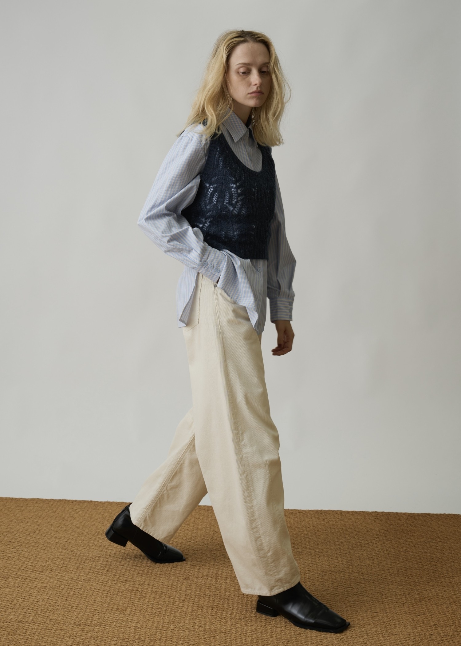 corduroy darts curve silhouette PT