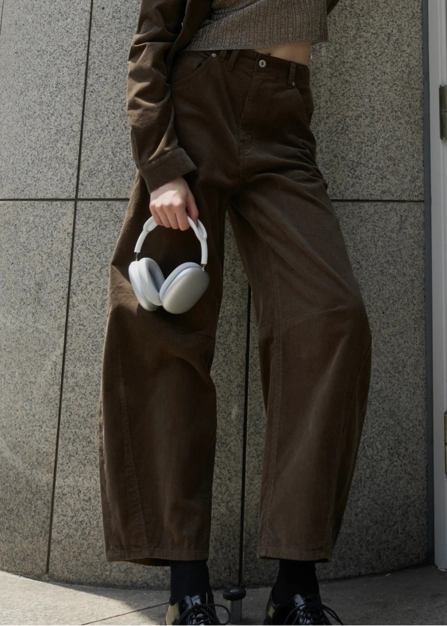 corduroy darts curve silhouette PT