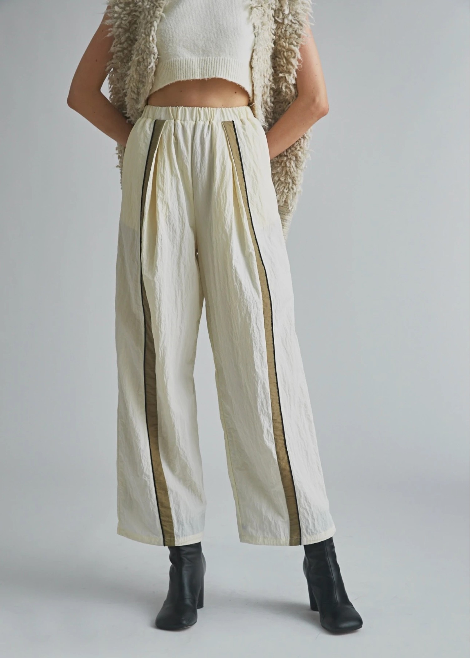 bi color line nylon wide PT