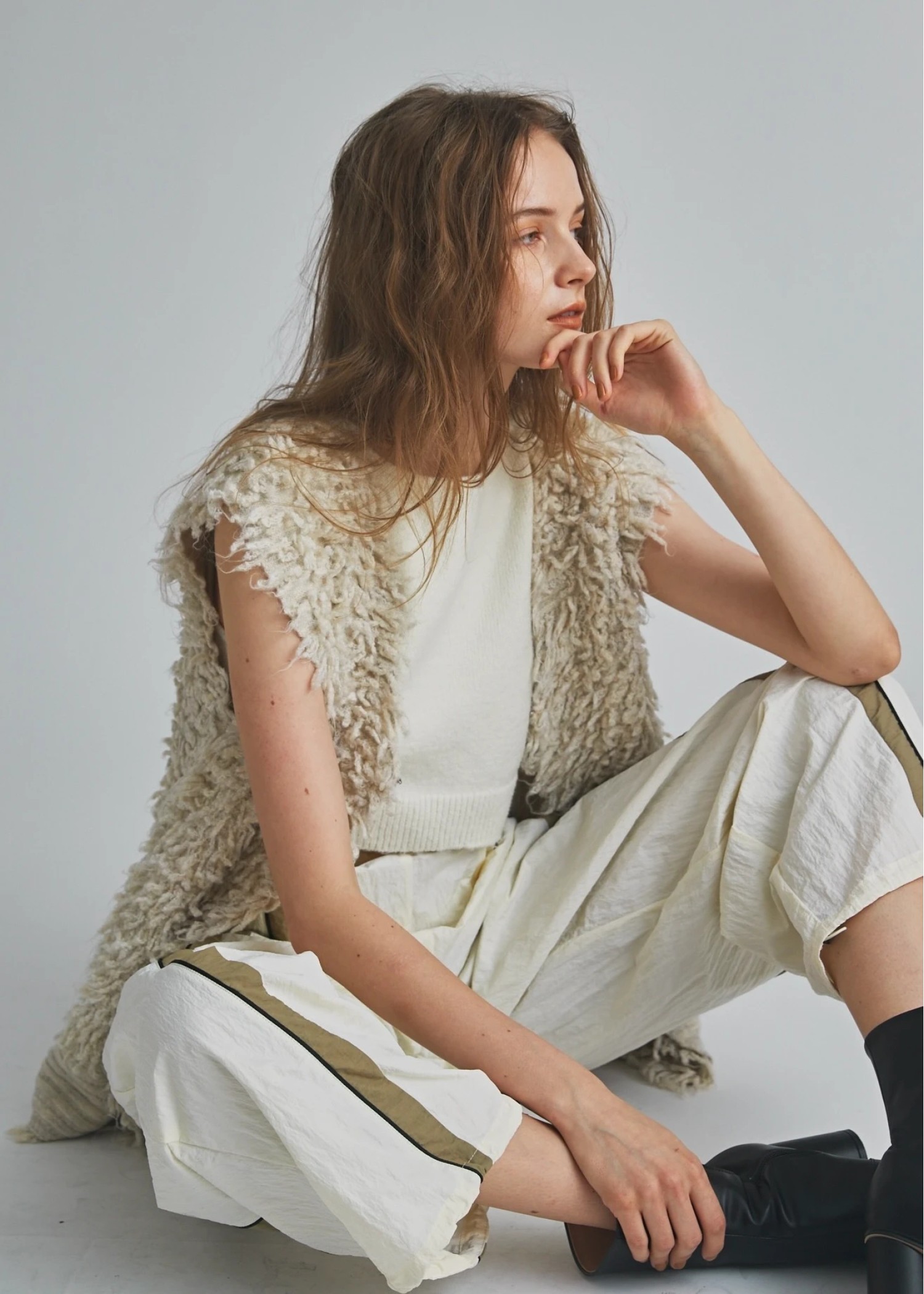 bi color line nylon wide PT