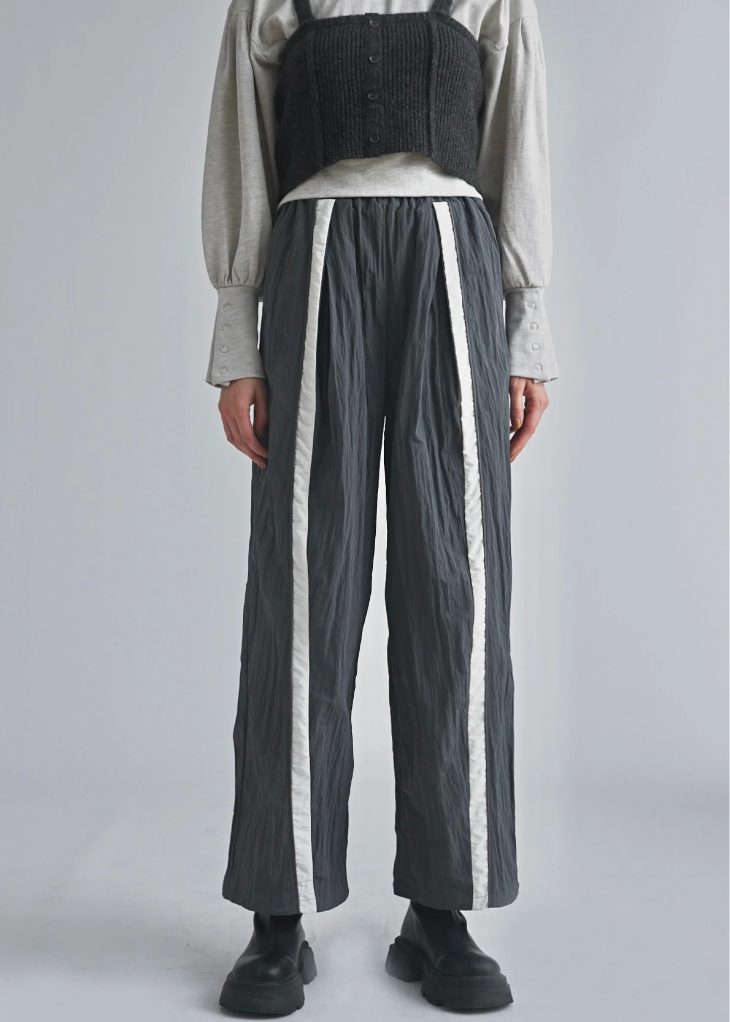 bi color line nylon wide PT