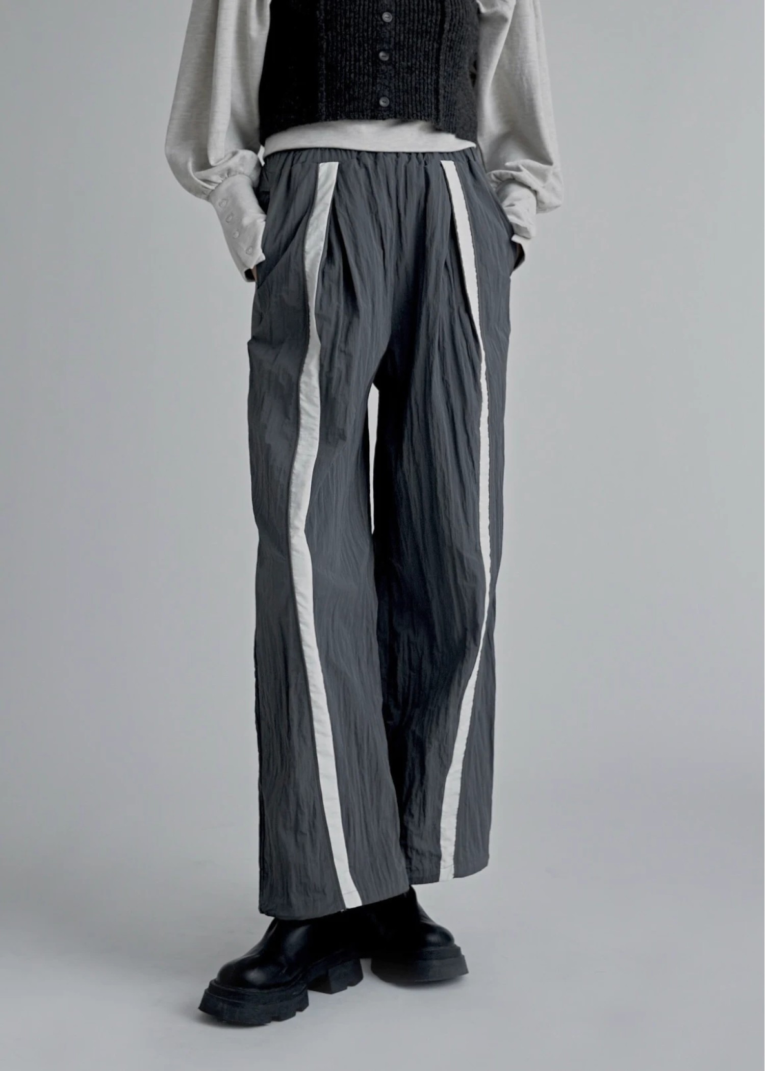 bi color line nylon wide PT