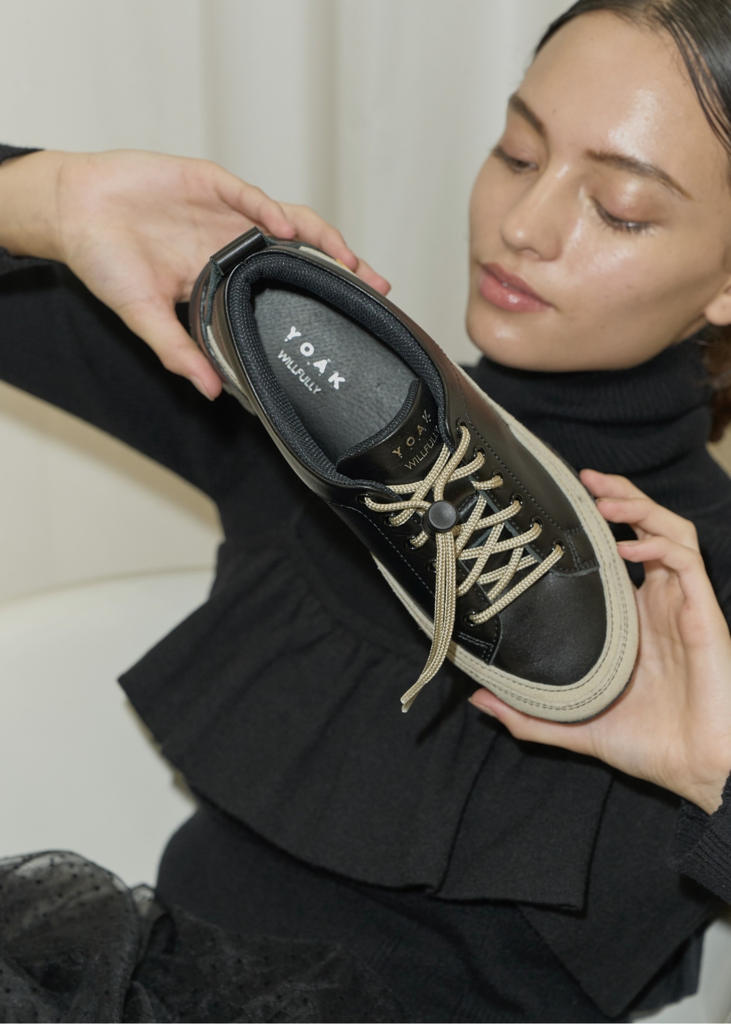 YOAK × WILLFULLY collaboration shoes