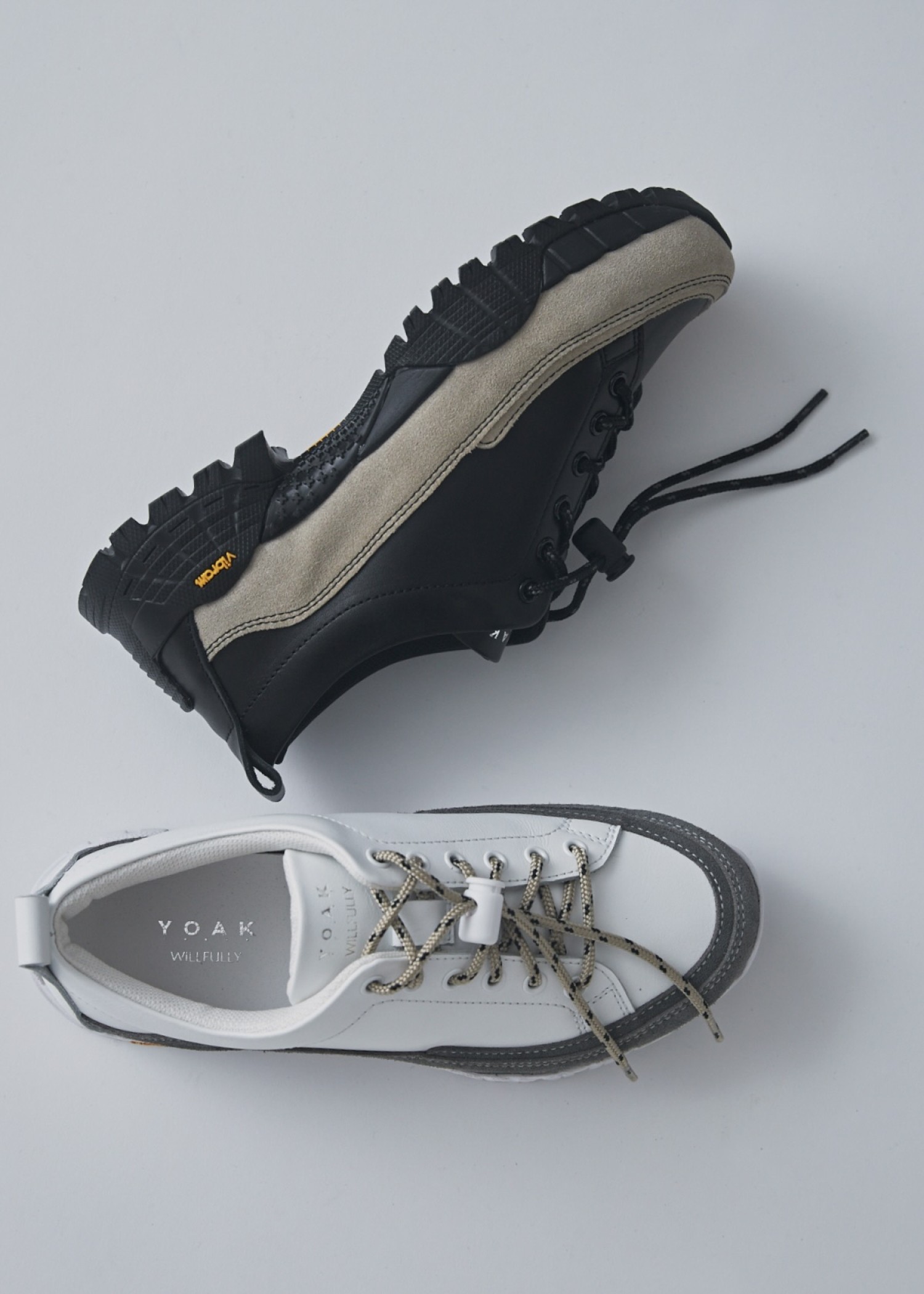 YOAK × WILLFULLY collaboration shoes