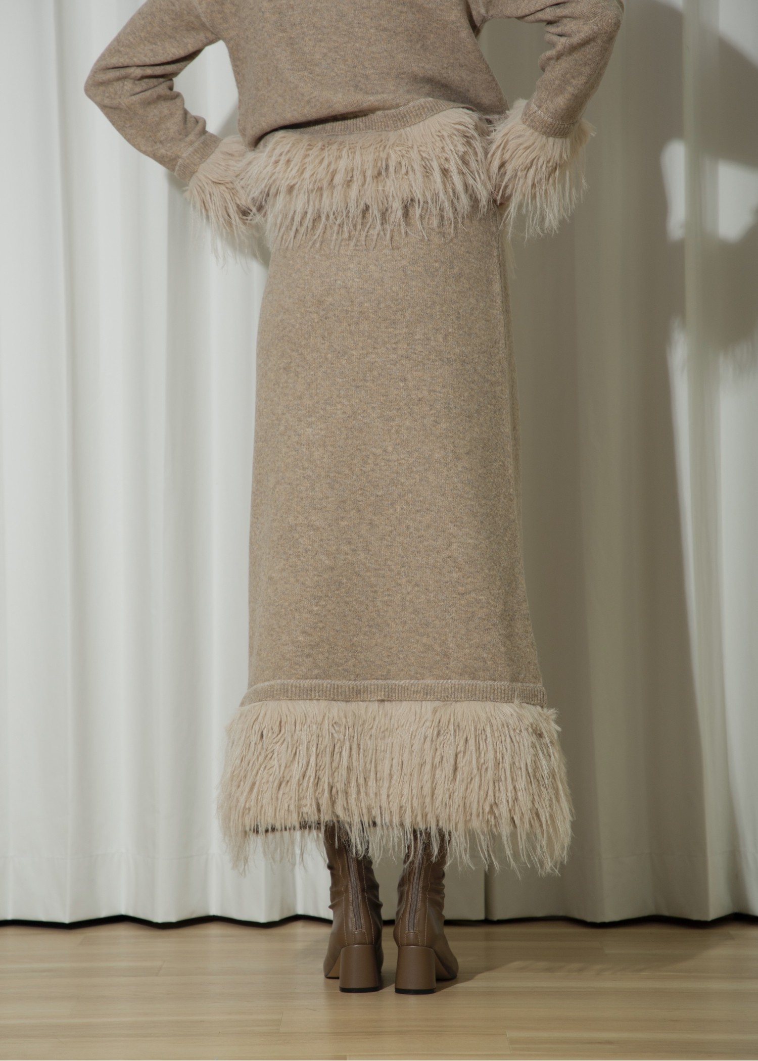 round heel short boots