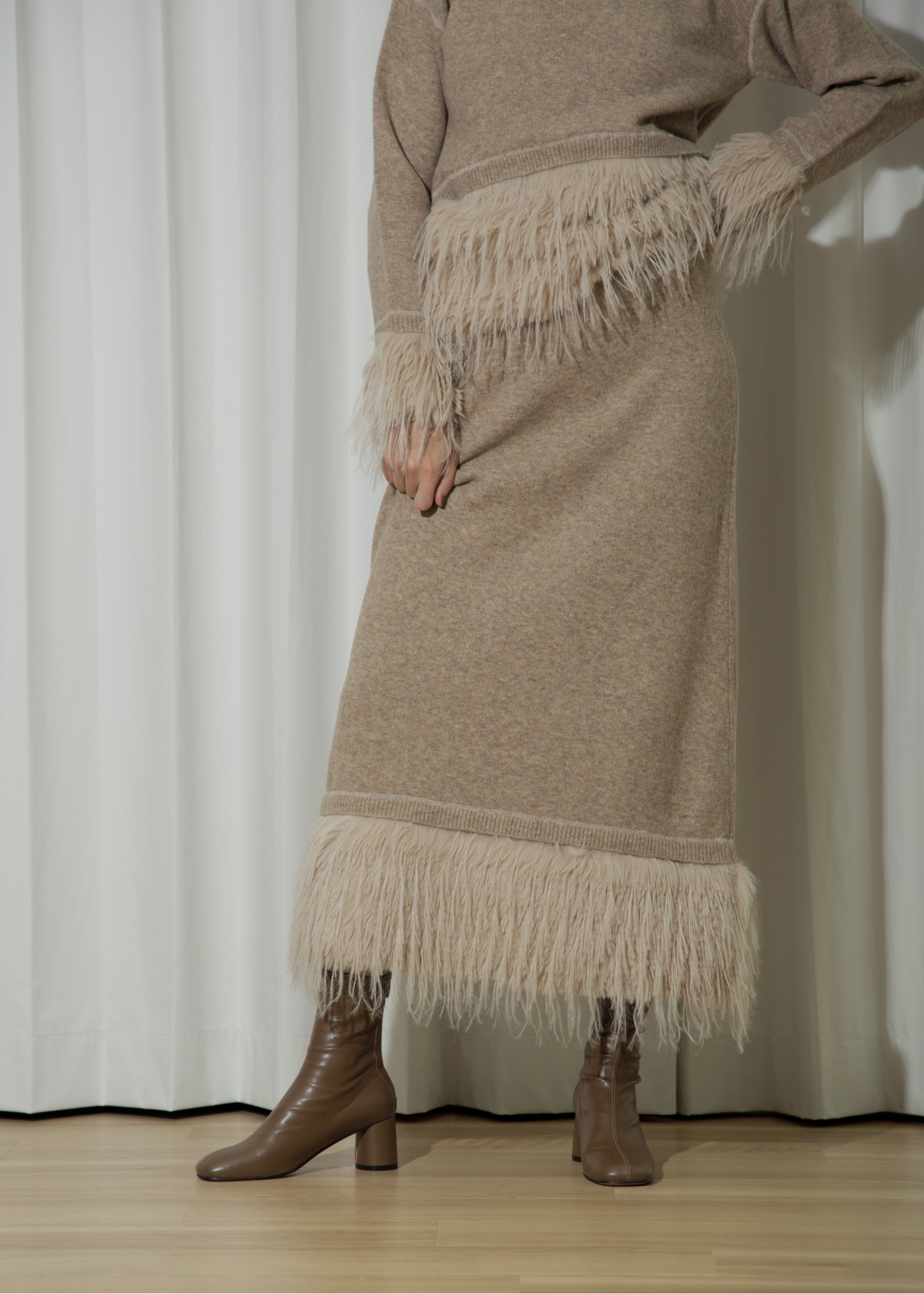 round heel short boots