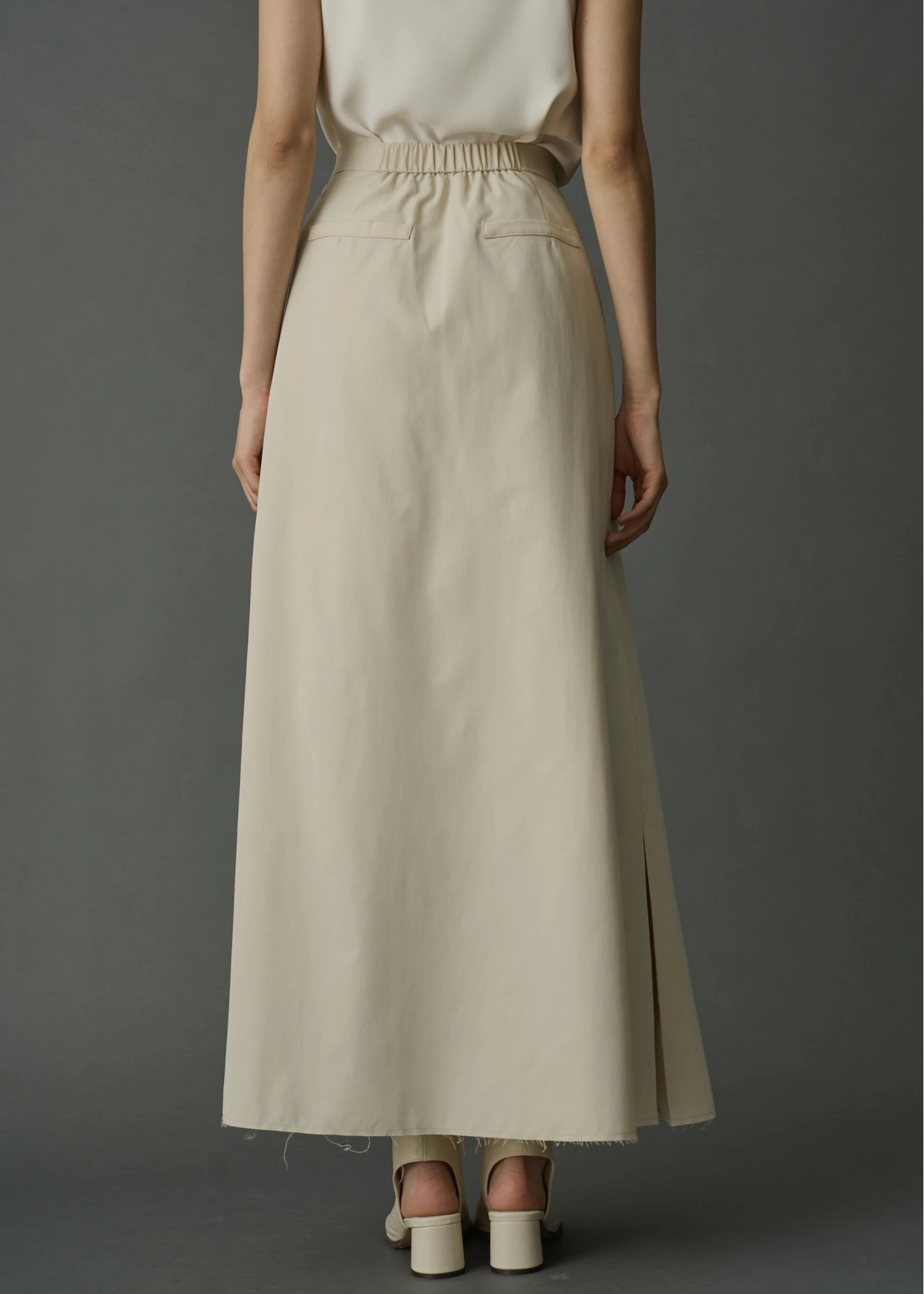 side box tuck wrap flare bi color button SK