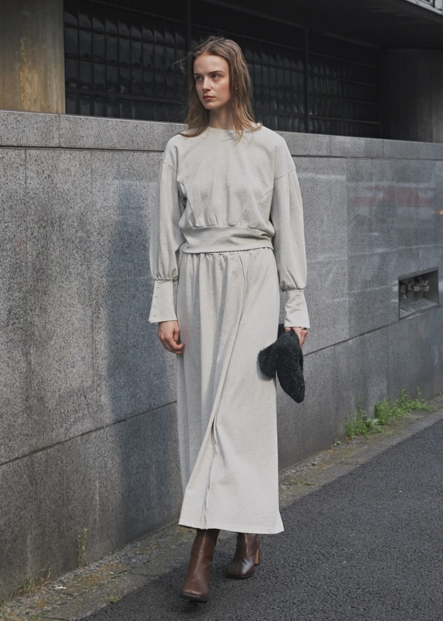 panel seam flare cut and sew SK