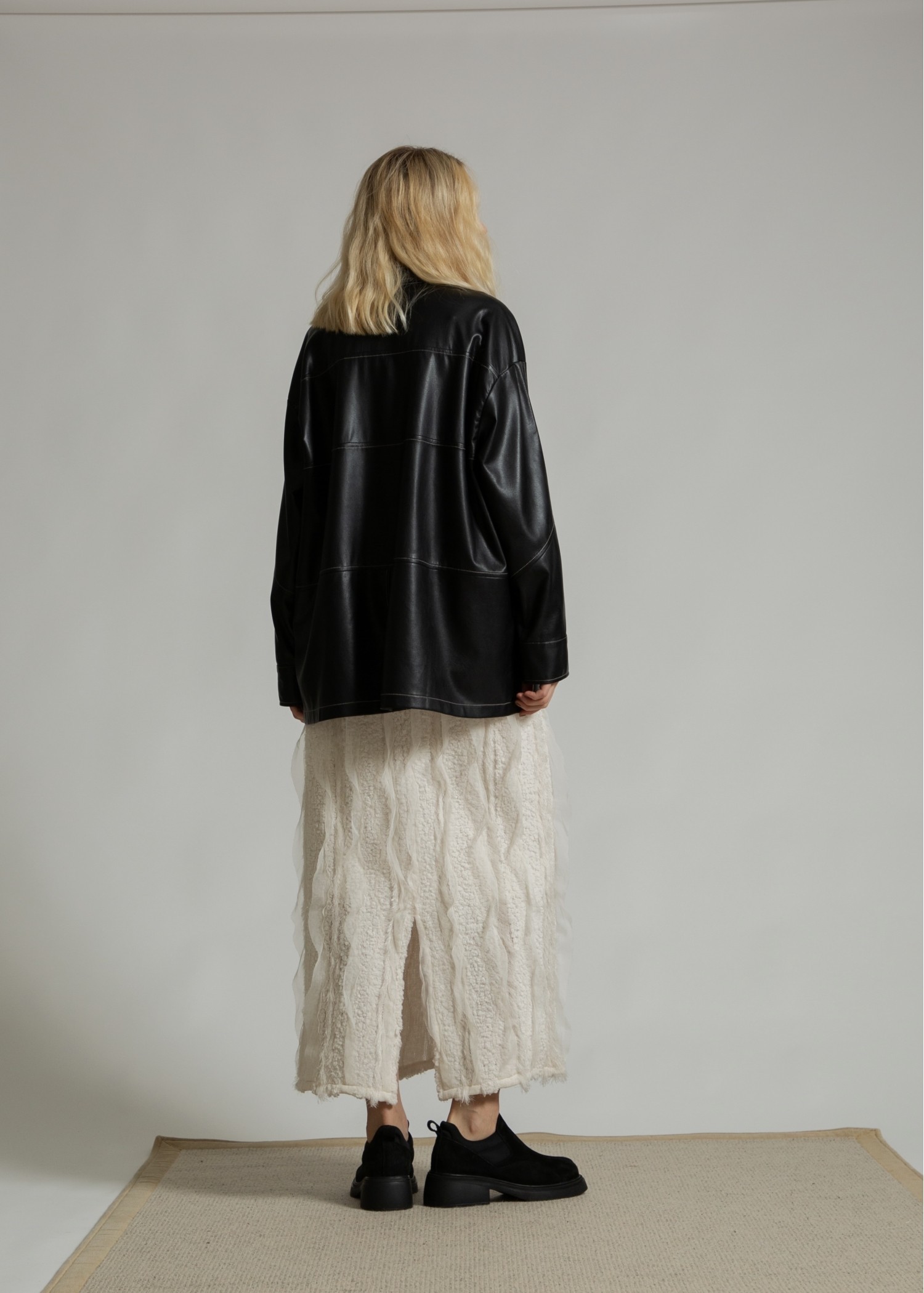 boa tulle stripe pencil SK