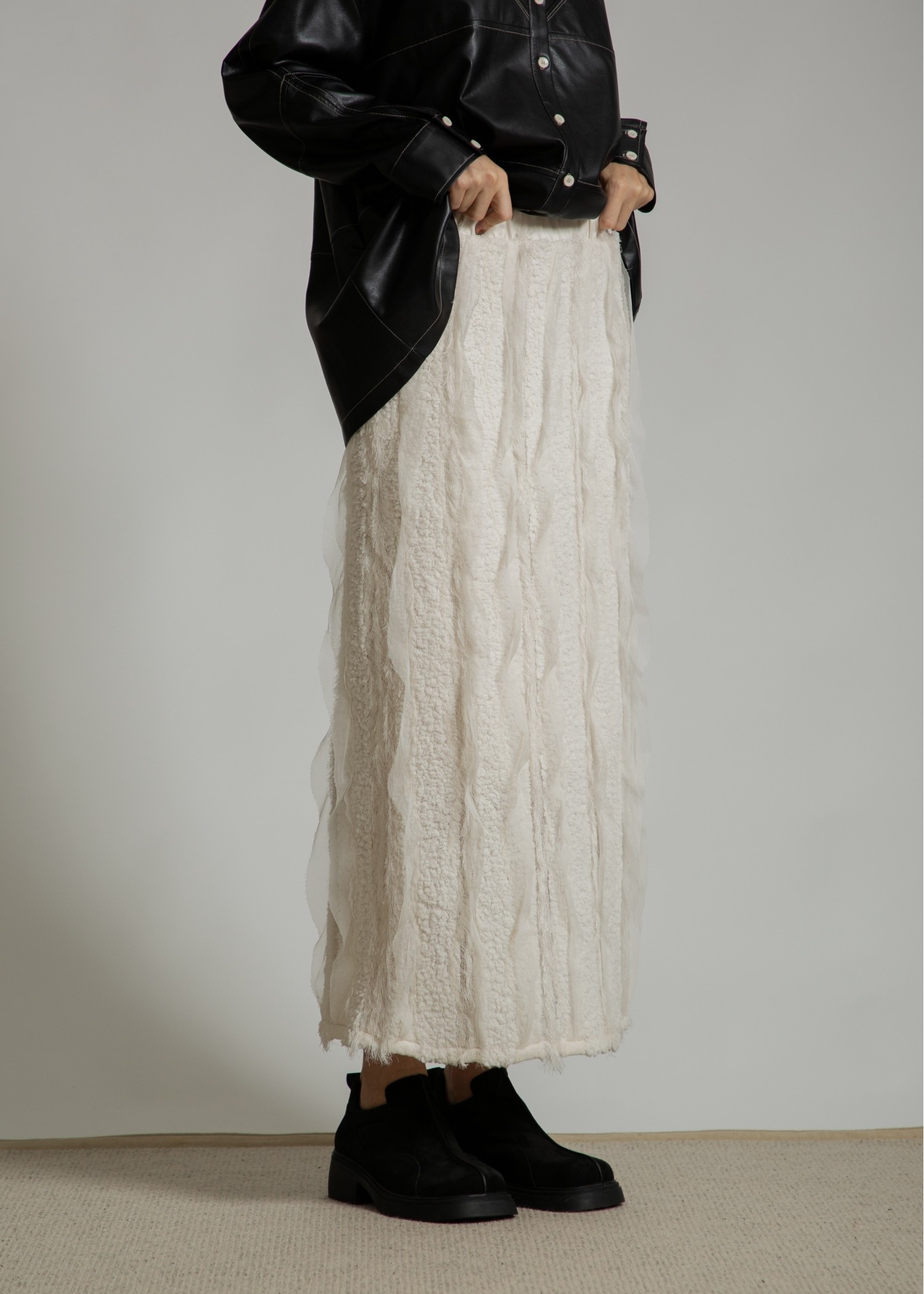 boa tulle stripe pencil SK