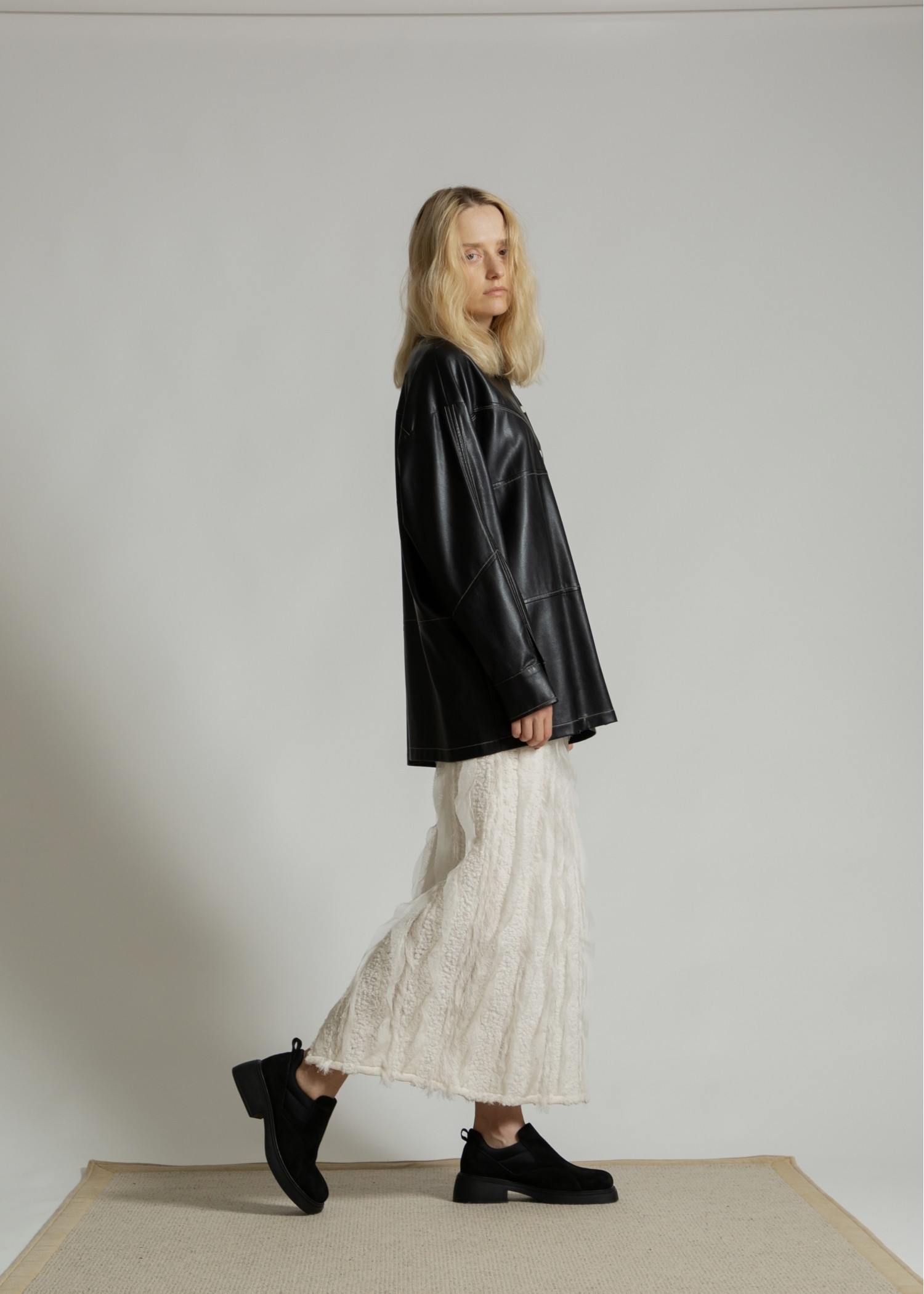 boa tulle stripe pencil SK