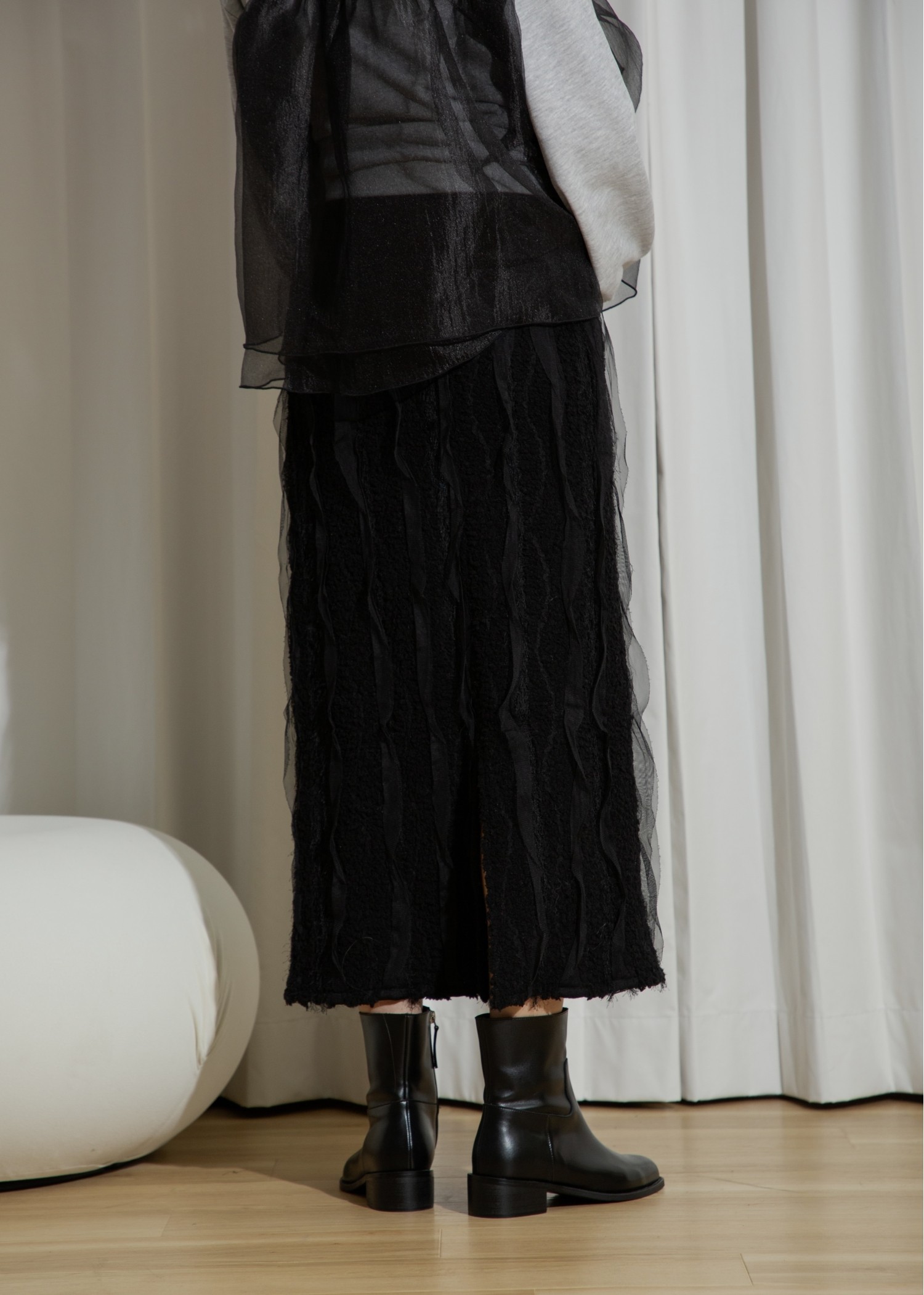 boa tulle stripe pencil SK