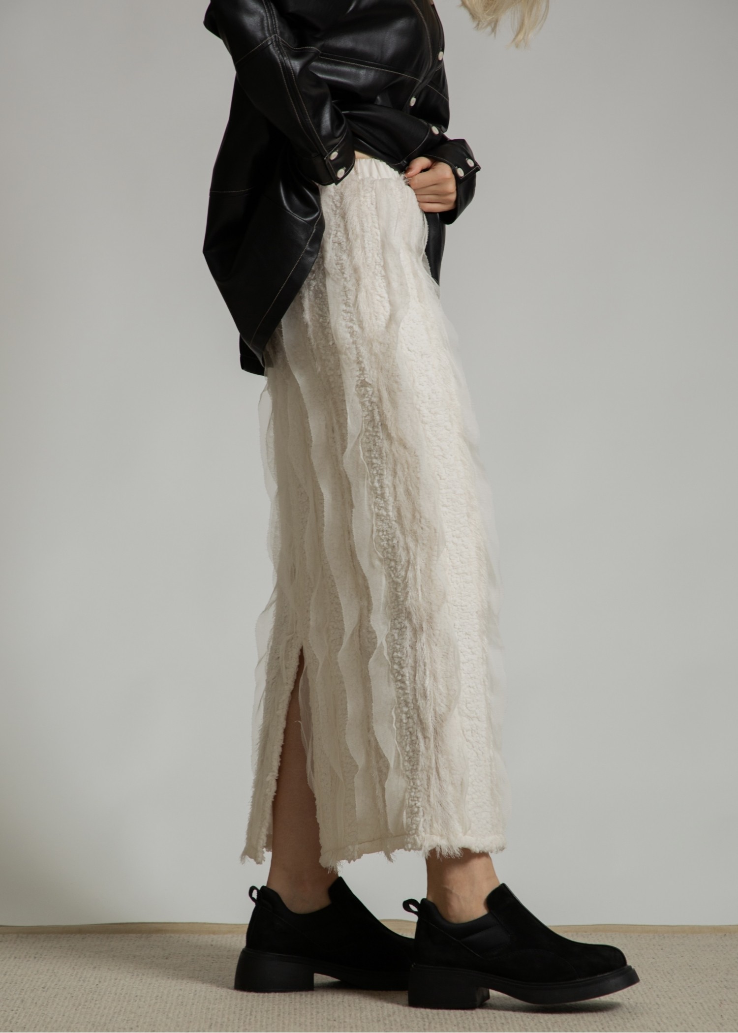 boa tulle stripe pencil SK