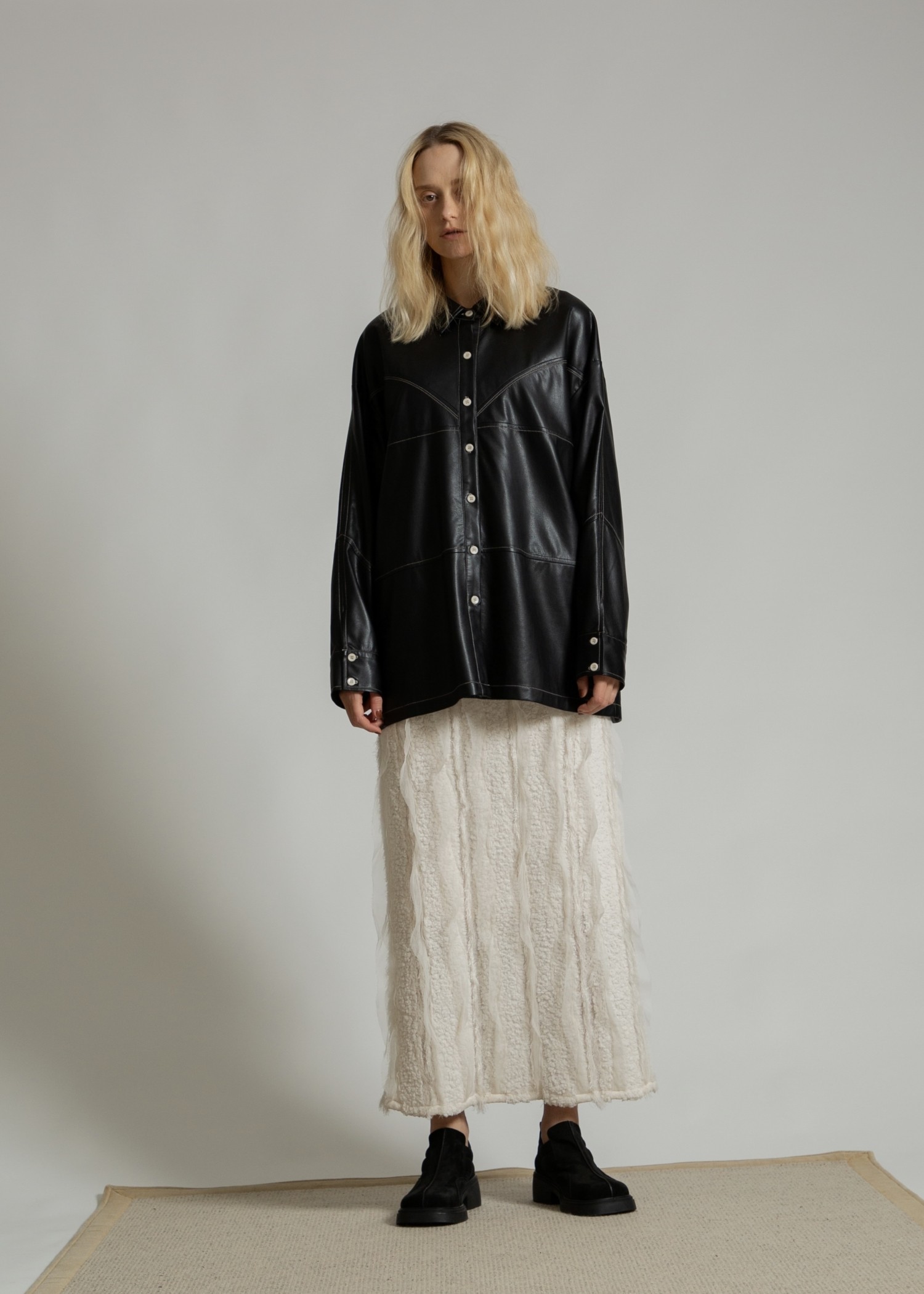 boa tulle stripe pencil SK