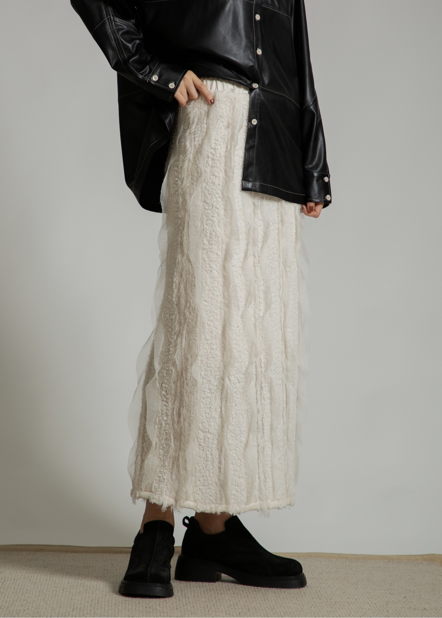 boa tulle stripe pencil SK