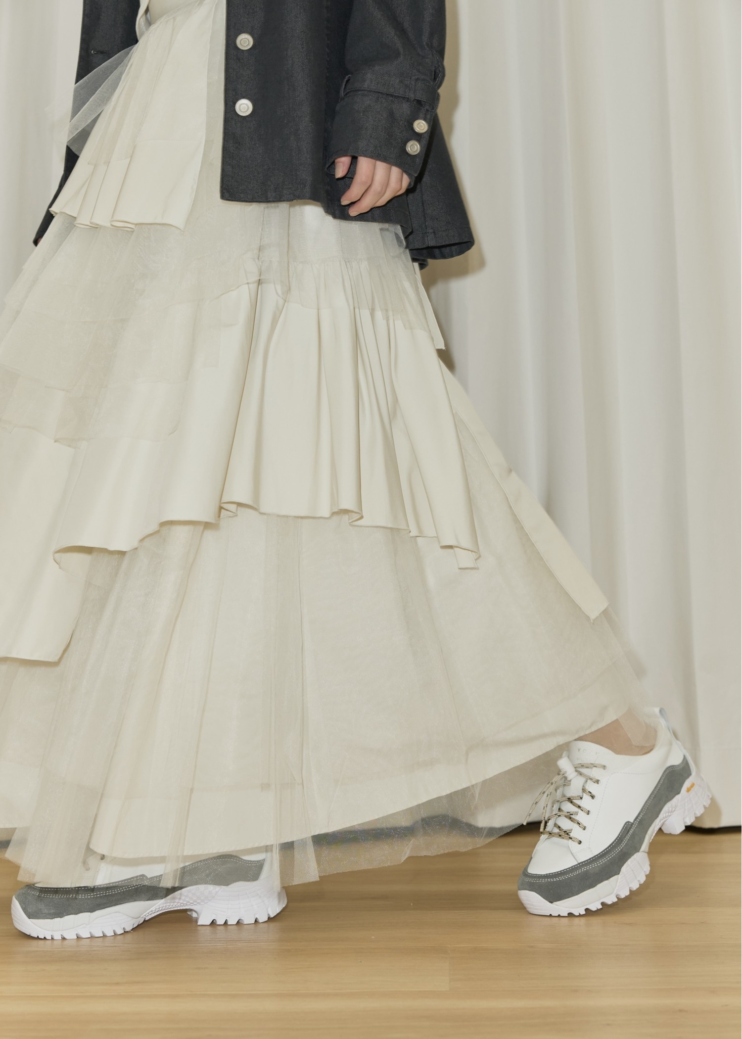 random tiered tulle & pattern SK