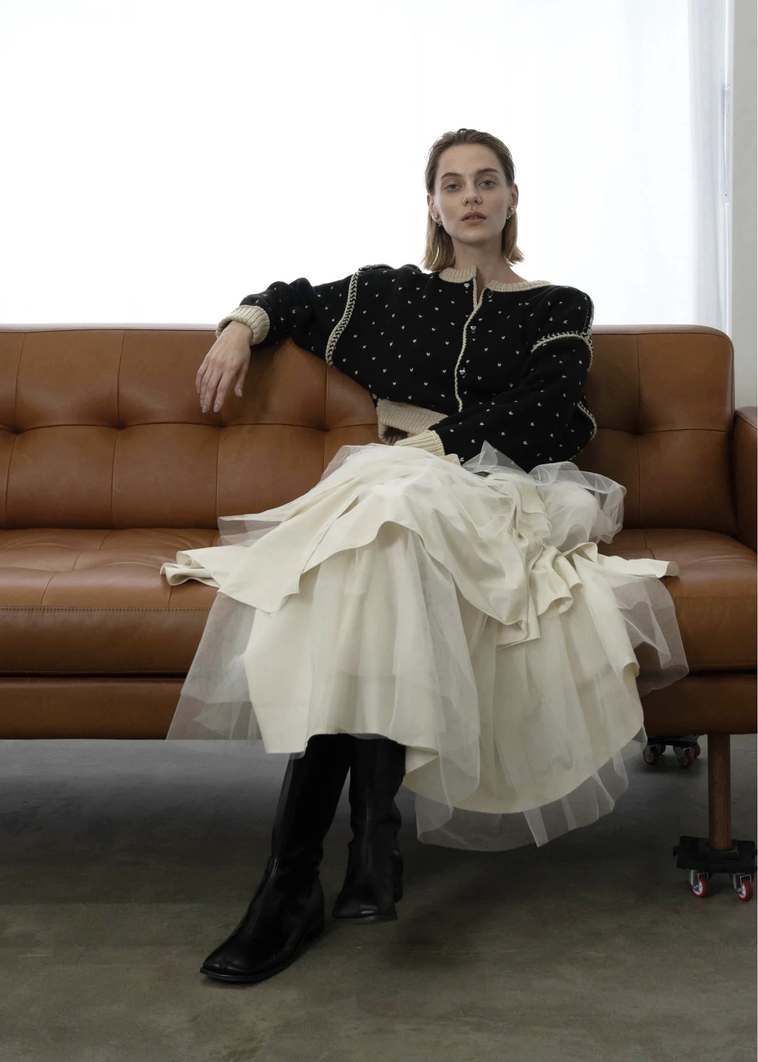 random tiered tulle & pattern SK