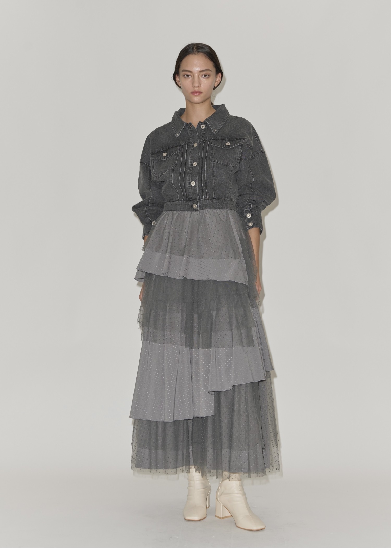 random tiered tulle & pattern SK