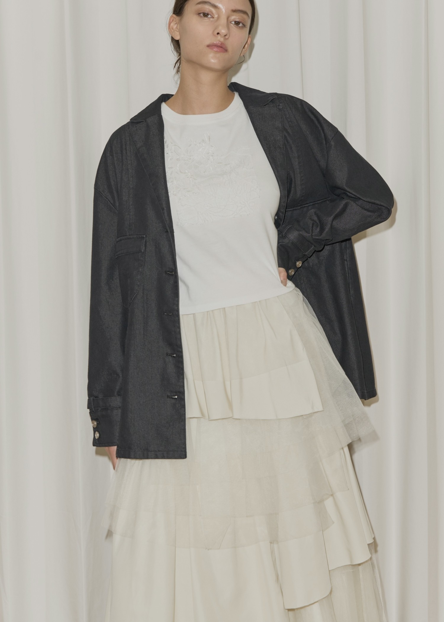 random tiered tulle & pattern SK