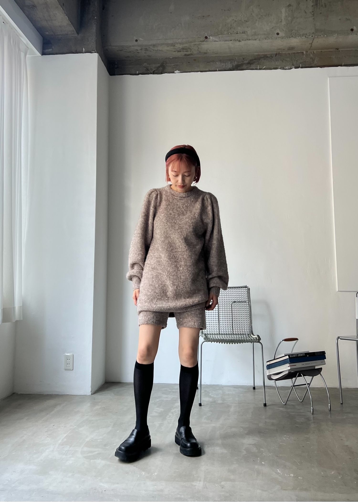 gobelin bustier & constructive cocoon SK set up