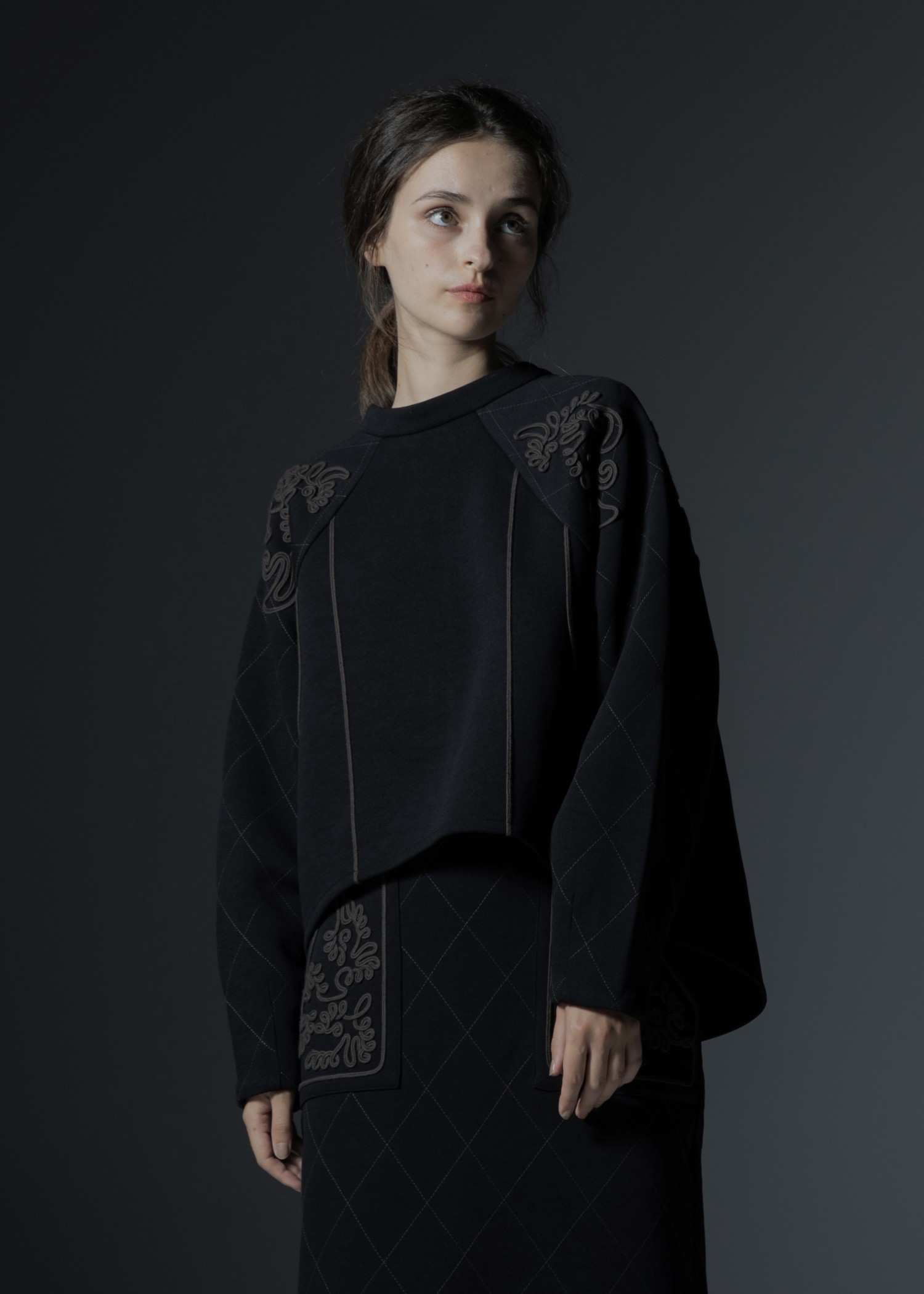 cord embroidery quilting tops